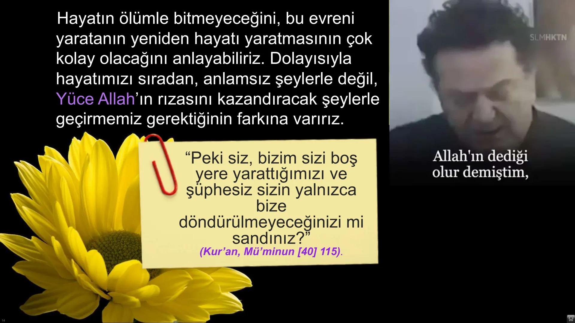 # Ders: Din Kültürü ve Ahlak Bilgisi
# Ünite: I - Dünya ve Ahiret
## Başlıklar:
* Varoluşun ve Hayatın Anlamı
* Ahiret Âlemi
* Ahirete Uğu