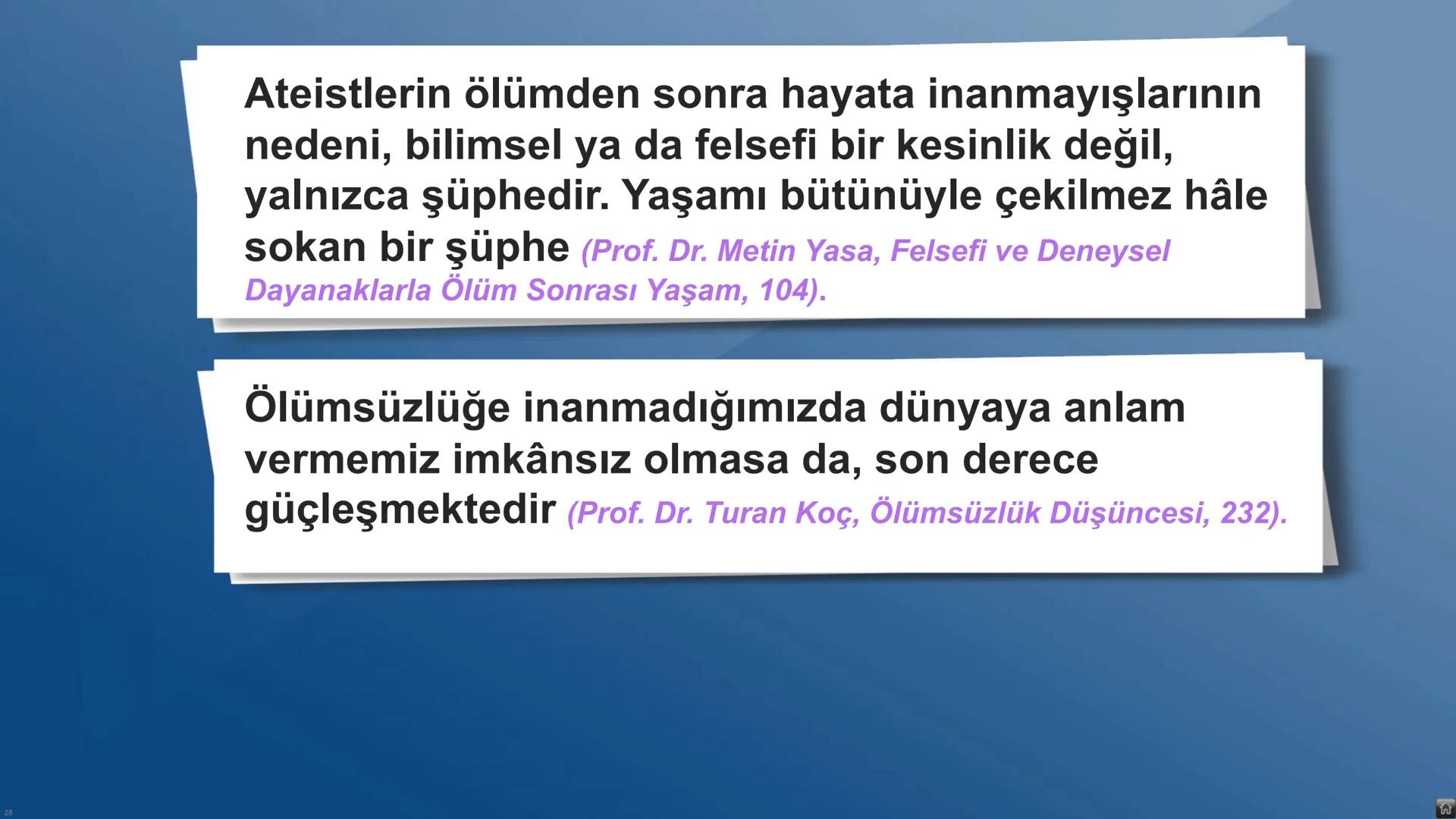 # Ders: Din Kültürü ve Ahlak Bilgisi
# Ünite: I - Dünya ve Ahiret
## Başlıklar:
* Varoluşun ve Hayatın Anlamı
* Ahiret Âlemi
* Ahirete Uğu