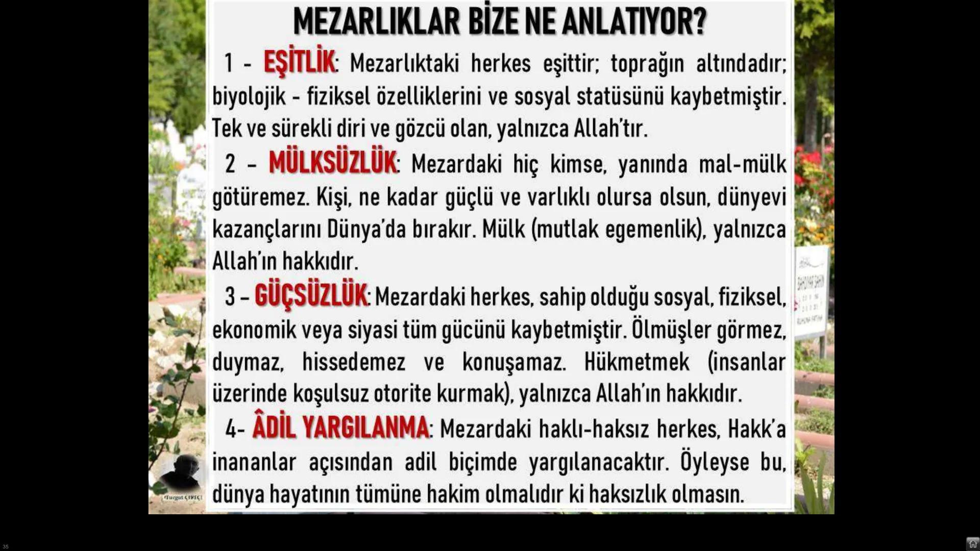 # Ders: Din Kültürü ve Ahlak Bilgisi
# Ünite: I - Dünya ve Ahiret
## Başlıklar:
* Varoluşun ve Hayatın Anlamı
* Ahiret Âlemi
* Ahirete Uğu