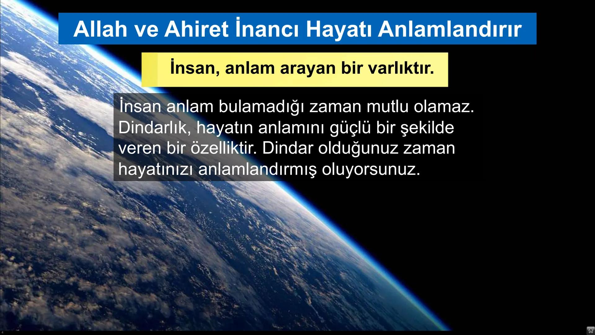 # Ders: Din Kültürü ve Ahlak Bilgisi
# Ünite: I - Dünya ve Ahiret
## Başlıklar:
* Varoluşun ve Hayatın Anlamı
* Ahiret Âlemi
* Ahirete Uğu