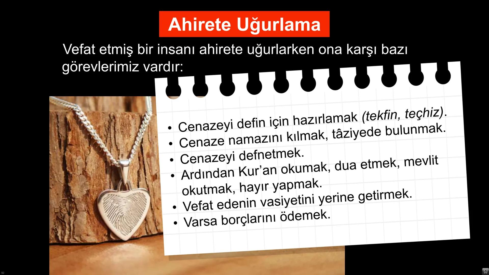 # Ders: Din Kültürü ve Ahlak Bilgisi
# Ünite: I - Dünya ve Ahiret
## Başlıklar:
* Varoluşun ve Hayatın Anlamı
* Ahiret Âlemi
* Ahirete Uğu