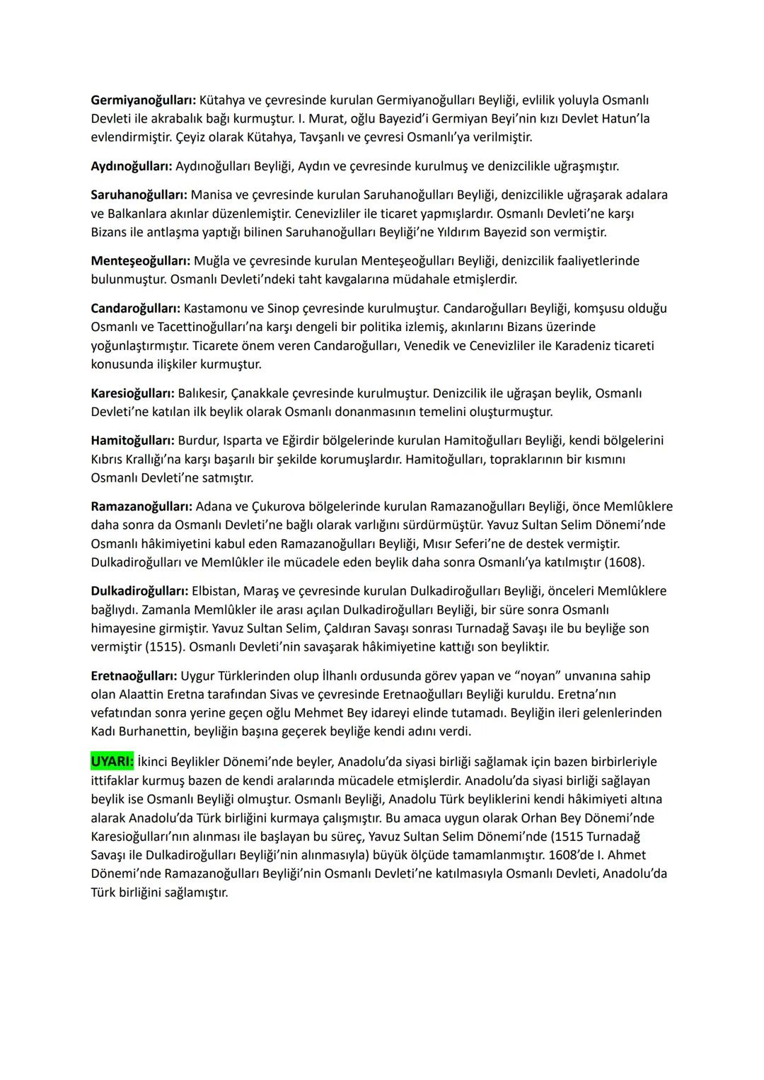 1. ANADOLU'YA TÜRK GÖÇLERİ VE BU GÖÇLERİN SOSYOKÜLTÜREL
ETKİLERİ
Türkiye Tarihi (XI-XII. Yüzyıllar Arası Dönem)
Saltuklular (1072-1202)
Meng
