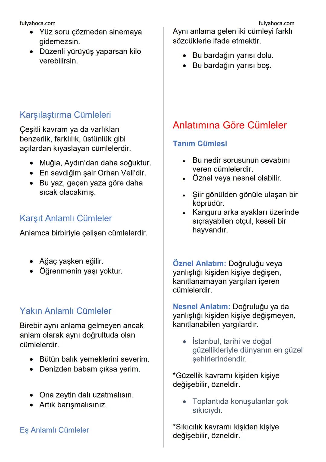 fulyahoca.com
# FİİLLER (EYLEMLER)
Bir oluşu, bir durumu veya bir kılışı kip
ve kişiye bağlayarak anlatan
sözcüklere denir.
İsmi fiilden ay