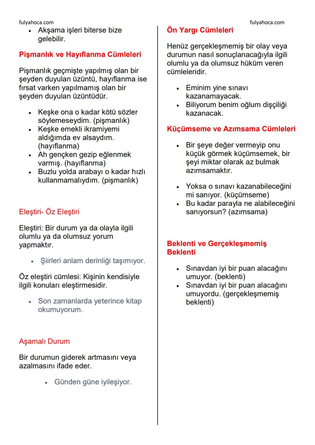 fulyahoca.com
# FİİLLER (EYLEMLER)
Bir oluşu, bir durumu veya bir kılışı kip
ve kişiye bağlayarak anlatan
sözcüklere denir.
İsmi fiilden ay