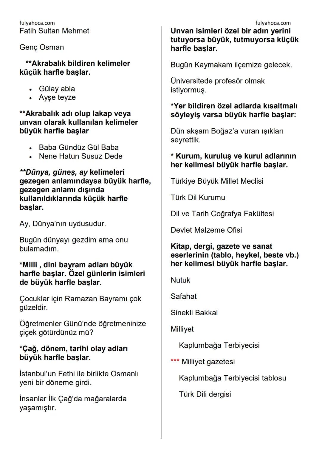 fulyahoca.com
# FİİLLER (EYLEMLER)
Bir oluşu, bir durumu veya bir kılışı kip
ve kişiye bağlayarak anlatan
sözcüklere denir.
İsmi fiilden ay