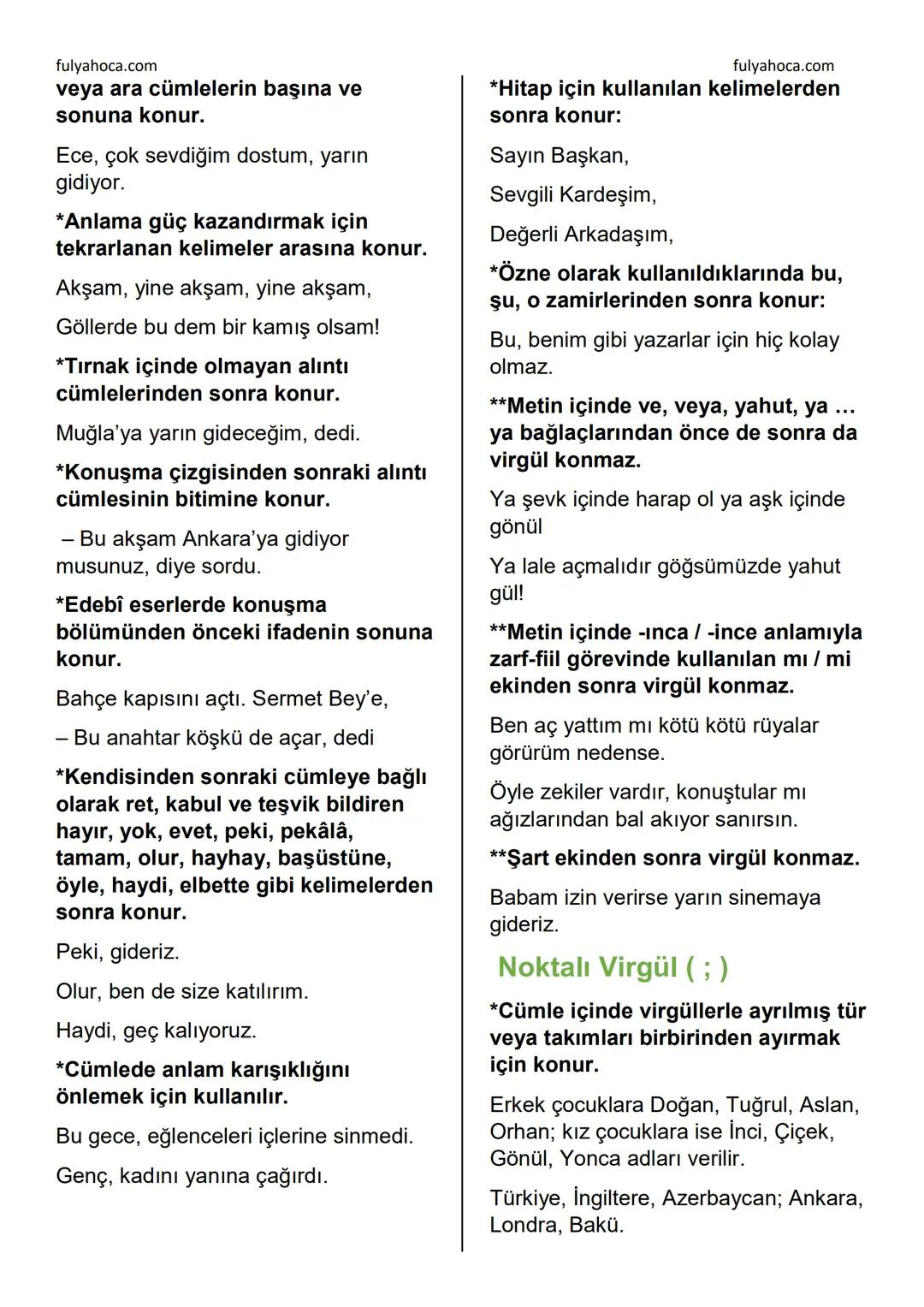 fulyahoca.com
# FİİLLER (EYLEMLER)
Bir oluşu, bir durumu veya bir kılışı kip
ve kişiye bağlayarak anlatan
sözcüklere denir.
İsmi fiilden ay