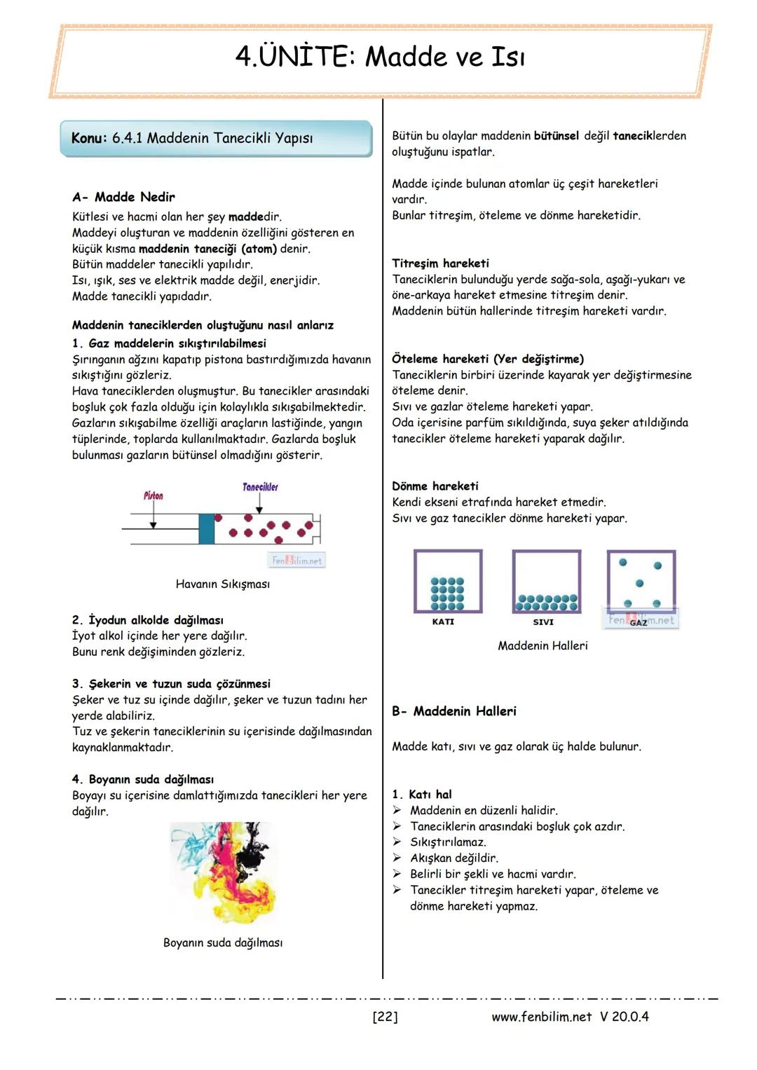 6.Sınıf Fen Bilimleri
Ders Notları
Barış ZEREN
Fen Bilimleri Öğretmeni 1.Ünite: Güneş Sistemi ve Tutulmalar
Konu: 6.1.1 Güneş Sistemi
Güneş
