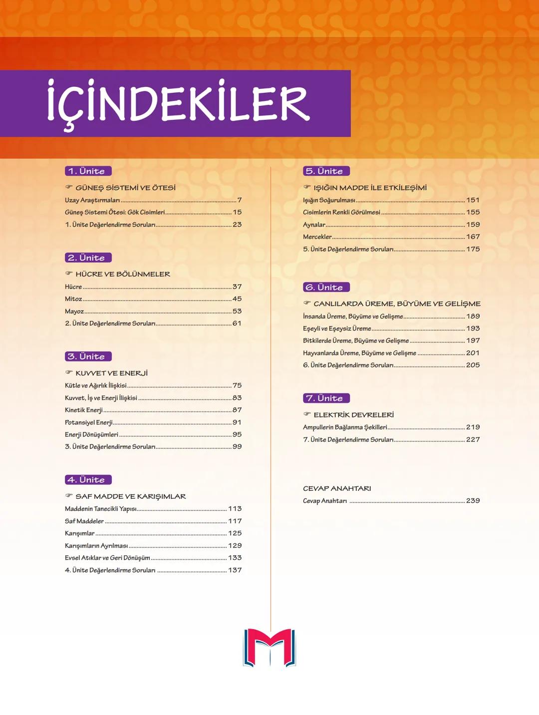 FEN BİLİMLERİ
DENEY VE YAŞAM TEMELLİ SORU BANKASI
KONU TESTLERİ
Her konu için ayrı ayrı
testler konunun pekiştirilmesini
sağlar.
www.
AKILLI