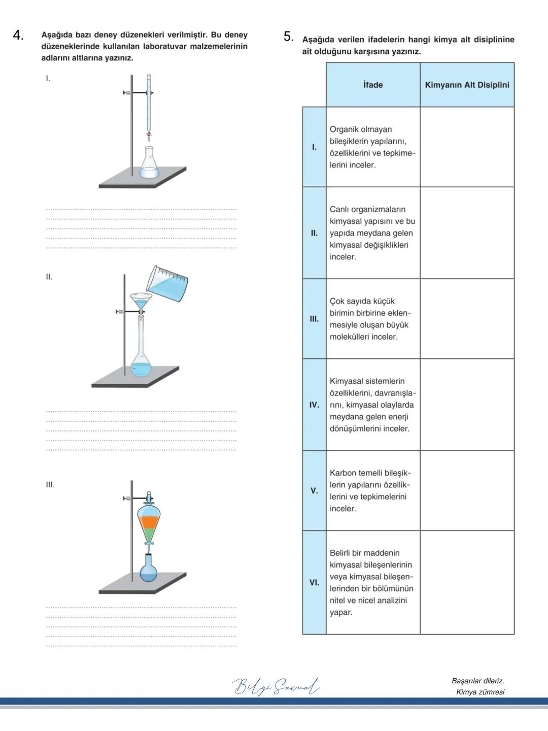 1.
Bilge Sarmal
$
AD:
SOYAD:
SINIF / NUMARA:
PUAN:
..2024/2025 yılı
9. Sınıf Kimya 1. Dönem 1.Ortak Yazılı
SORULAR
HURIYE
VETI MILLI
**
EGIT