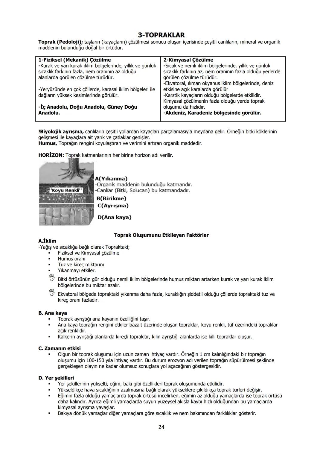 10. SINIF COĞRAFYA DERS NOTU -1-
2019-2020
MİLLİ İRADE
KIZ ANADOLU İMAM HATİP LİSESİ
FEN VE SOSYAL BİLİMLER PROJE OKULU
Avrasya
Levhası
Anad
