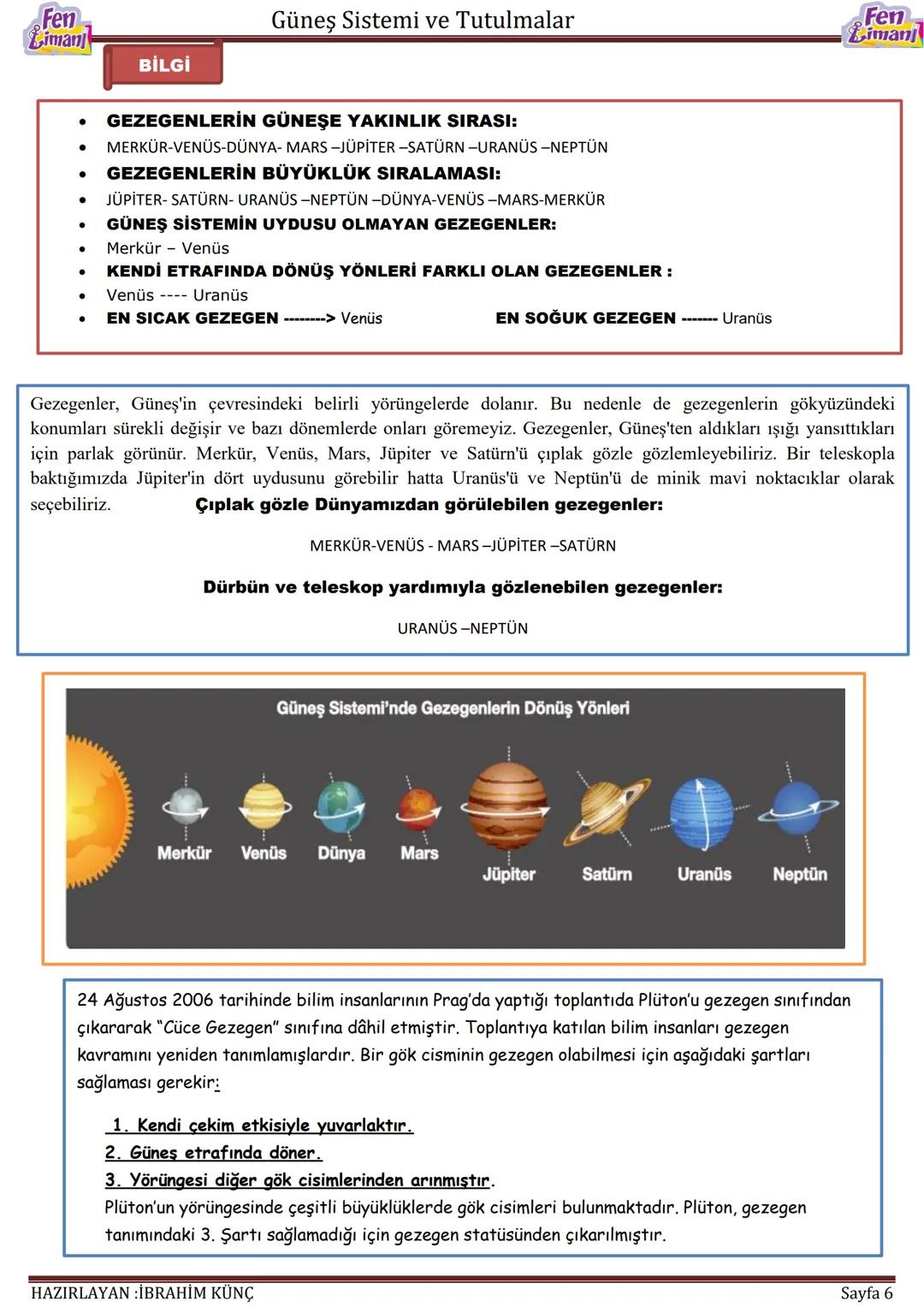 Fen
Limanj
Güneş Sistemi ve Tutulmalar
# GÜNEŞ SİSTEMİ
## VE
# TUTULMALAR
Konu / Kavramlar: Güneş sistemi, gezegenler, meteor, gök taşı, ast