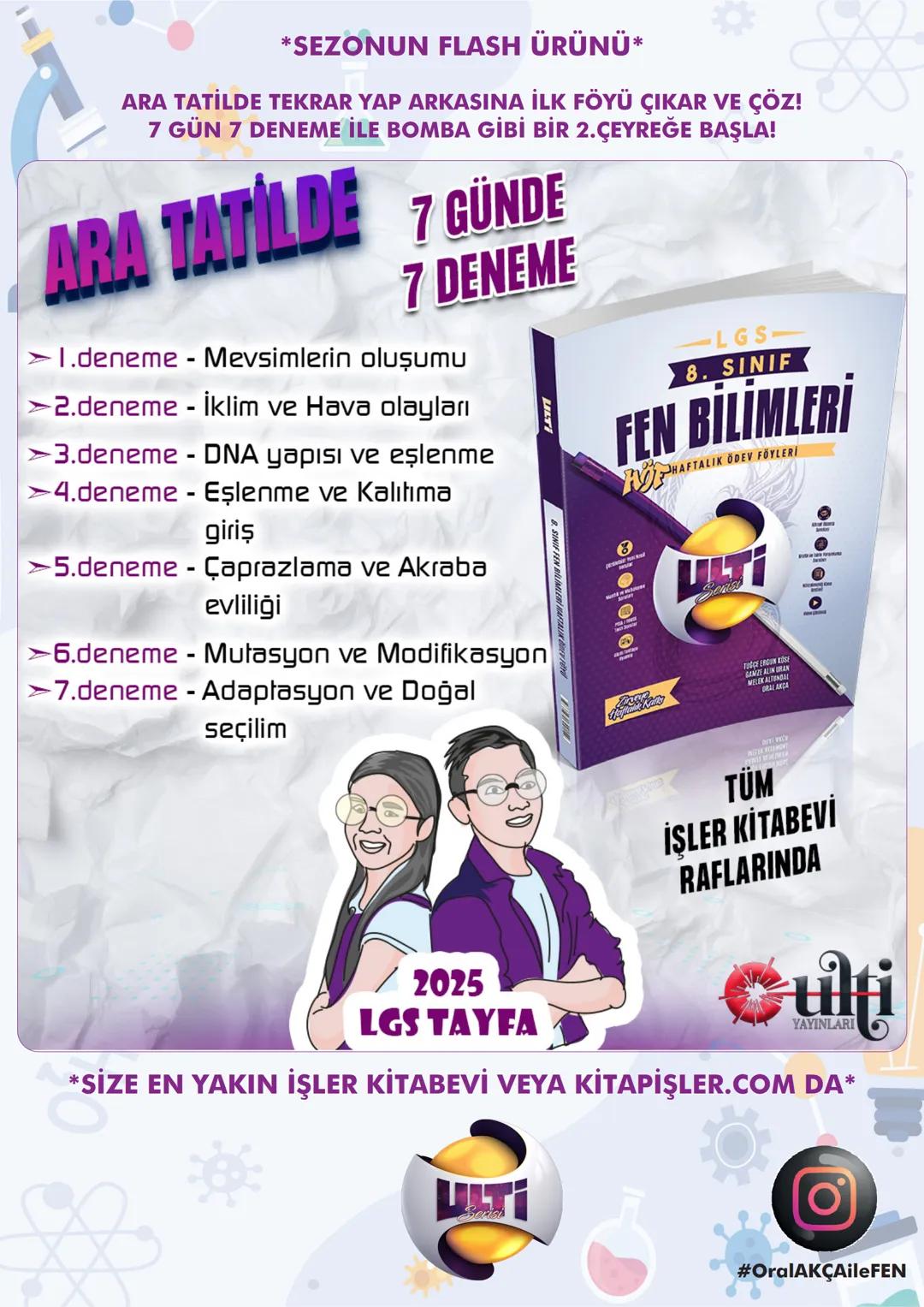 D
2025 LGS
FEN BİLİMLER
KASIM
OralAKÇA'nın notları ile
ARA
TEKRAR
ULTI 1.ÜNİTE MEVSİMLERİN OLUŞUMU
Mevsimler ve İklim
OralAkçaile
fen
sayfa