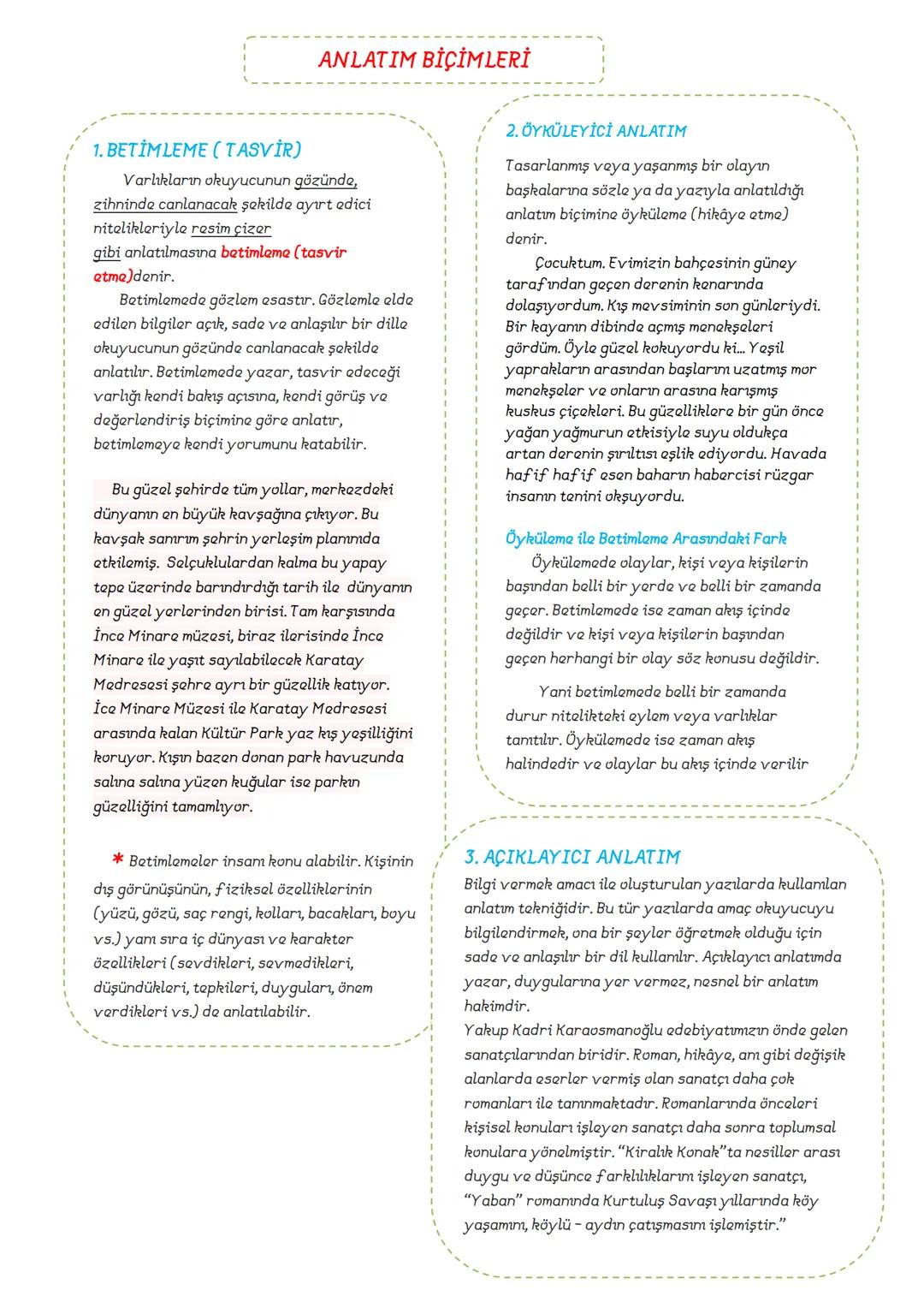 # TÜRKÇE
7.SINIF
DERS
NOTLARI
ADNAN BARAN
ÖNER # SÖZCÜKTE ANLAM
1. Gerçek (Temel) Anlam
Bir sözcüğün akla gelen ilk anlamına
gerçek(te