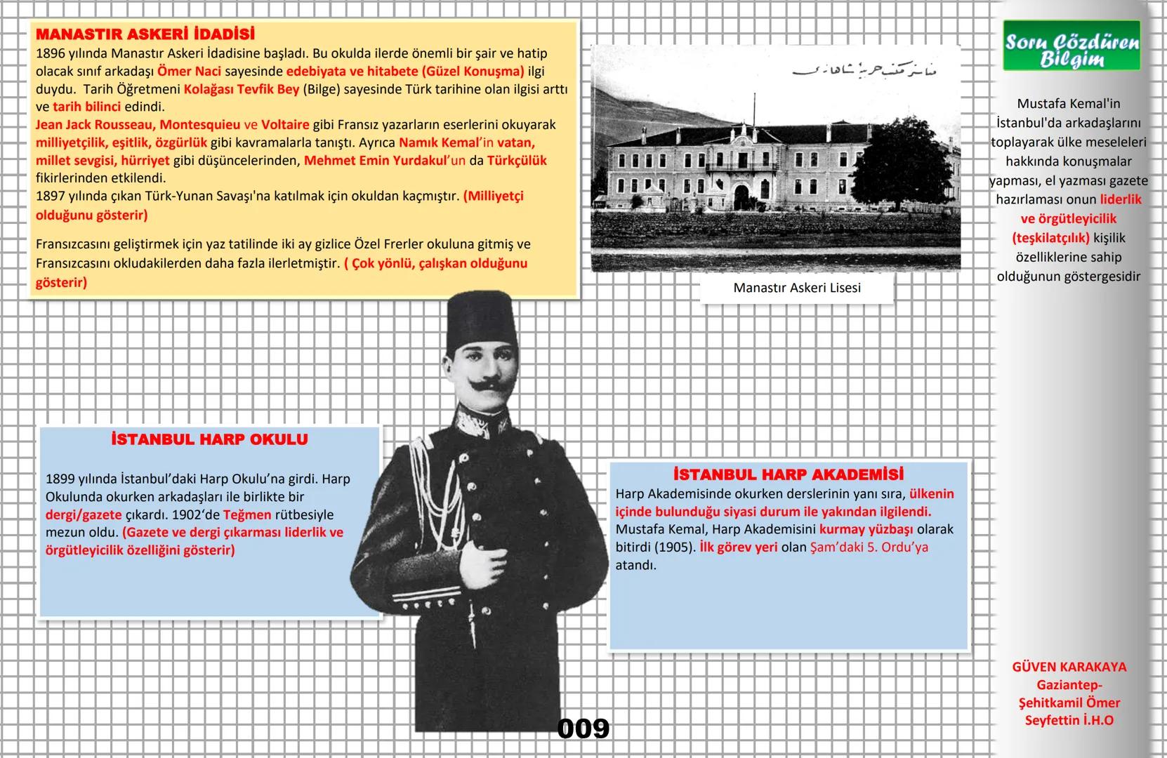 8. SINIF
T.C. İNKILAP TARİHİ VE ATATÜRKÇÜLÜK
PRATIK DEFTERİM
ANLAMAYI KOLAYLAŞTIRIR YORUMU GÜÇLENDIRIR
Türk Evladi Ecdadımı Tanıdıkça Daha B