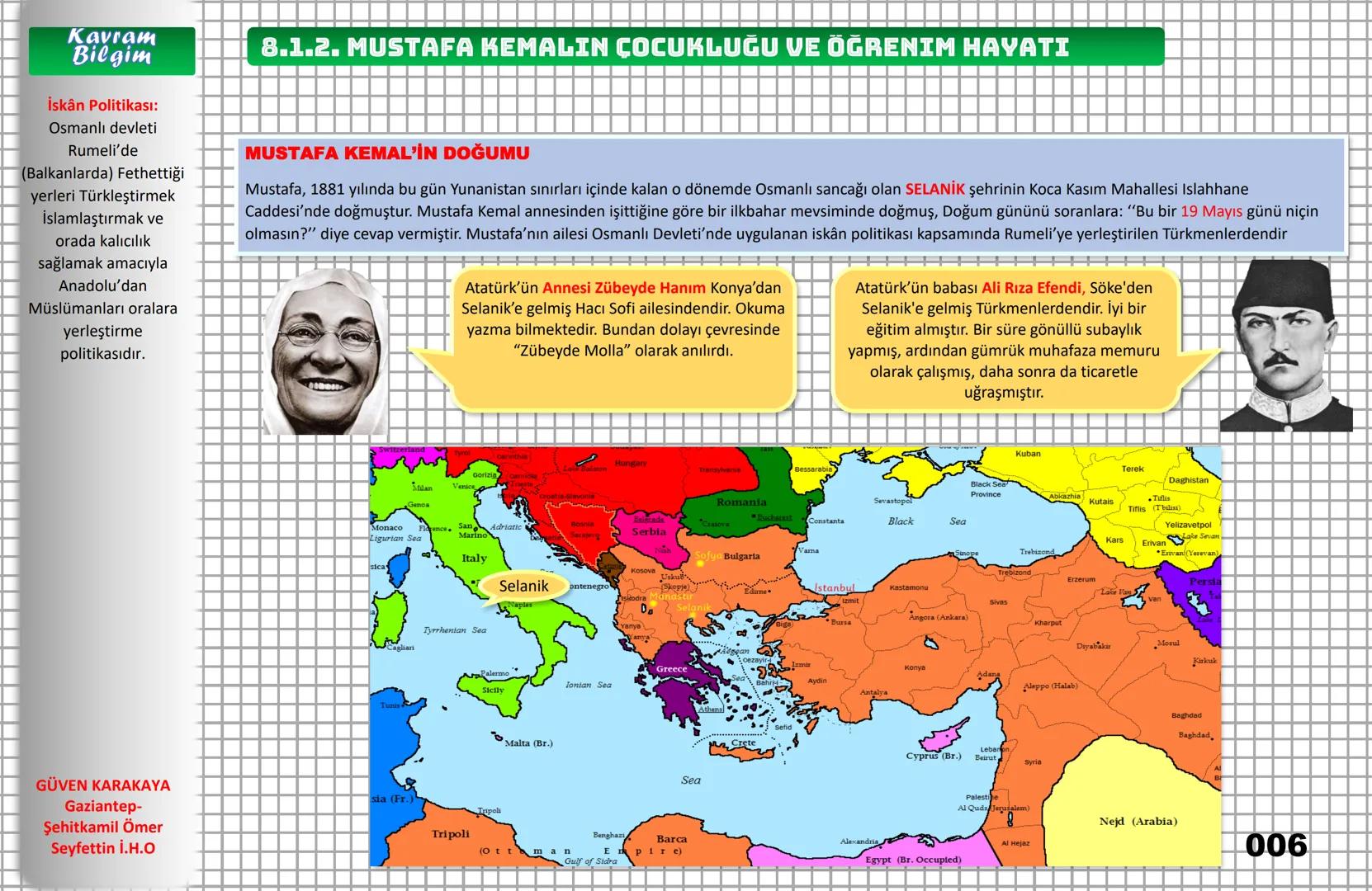 8. SINIF
T.C. İNKILAP TARİHİ VE ATATÜRKÇÜLÜK
PRATIK DEFTERİM
ANLAMAYI KOLAYLAŞTIRIR YORUMU GÜÇLENDIRIR
Türk Evladi Ecdadımı Tanıdıkça Daha B