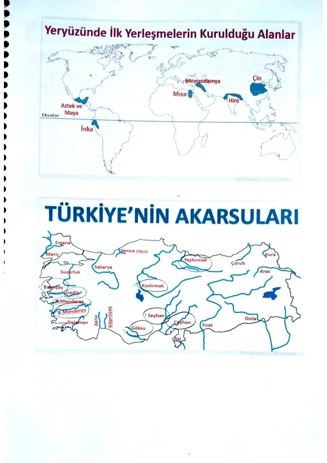 YERYÜZÜNDEKİ BAŞLICA İKLİM TİPLERİ
Kutup
Kutup altı
Akdeniz
Çöl
Sert karasal
Yazları yağışlı tropikal
Ilıman karasal
Muson
Okyanusal
Ekvato