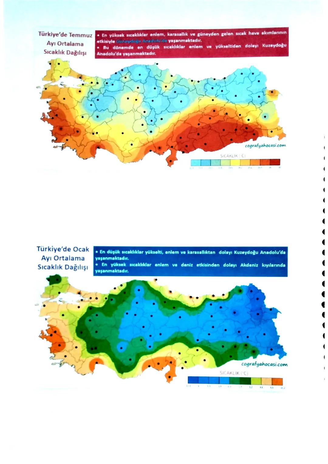 YERYÜZÜNDEKİ BAŞLICA İKLİM TİPLERİ
Kutup
Kutup altı
Akdeniz
Çöl
Sert karasal
Yazları yağışlı tropikal
Ilıman karasal
Muson
Okyanusal
Ekvato