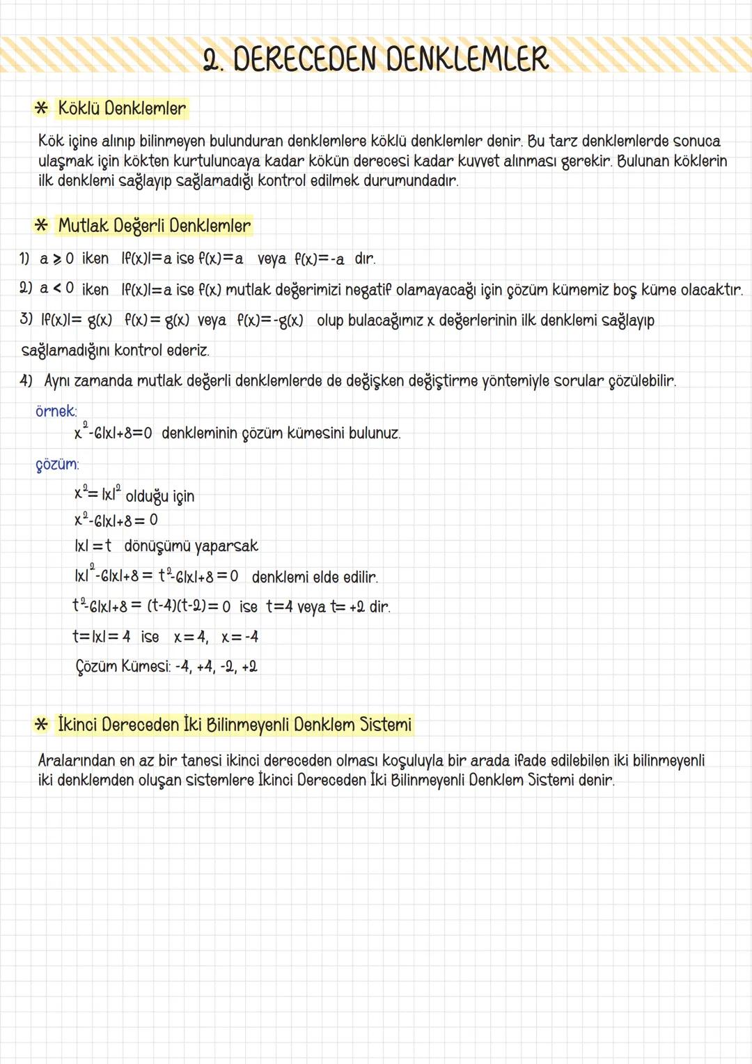 # AYT
MATEMATIK
El Yazısı
Ders Notları
Derece
Öğrencileri
Tarafından
Hazırlandı.
OSYM Sınav Tarzına
%100 Uygun Hazırlandıl
MED
Uzman H