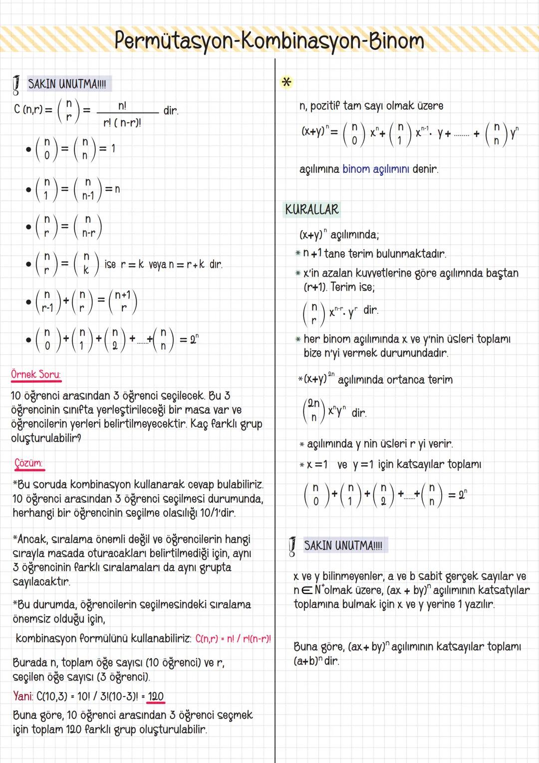 # AYT
MATEMATIK
El Yazısı
Ders Notları
Derece
Öğrencileri
Tarafından
Hazırlandı.
OSYM Sınav Tarzına
%100 Uygun Hazırlandıl
MED
Uzman H