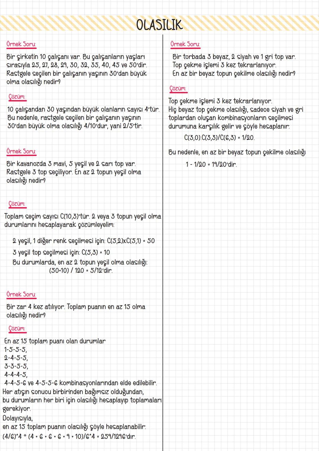 # AYT
MATEMATIK
El Yazısı
Ders Notları
Derece
Öğrencileri
Tarafından
Hazırlandı.
OSYM Sınav Tarzına
%100 Uygun Hazırlandıl
MED
Uzman H