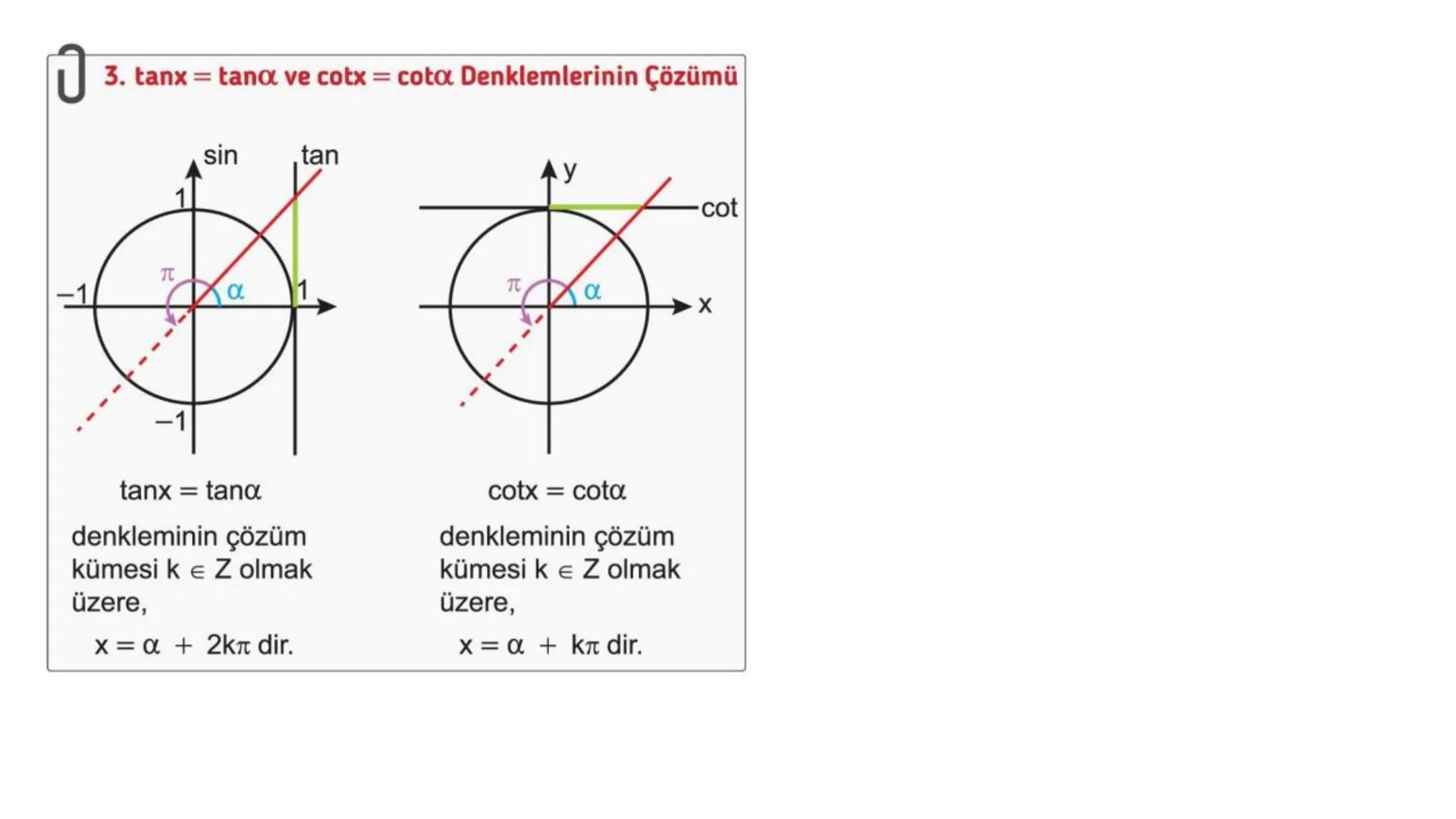 # TRİGONOMETRİ-2 DEVAMI # Üçgende Trigonometrik Teoremler
A) Kosinüs Teoremi
Bir ABC üçgeninin kenar uzunlukları a birim, b birim ve c bir
