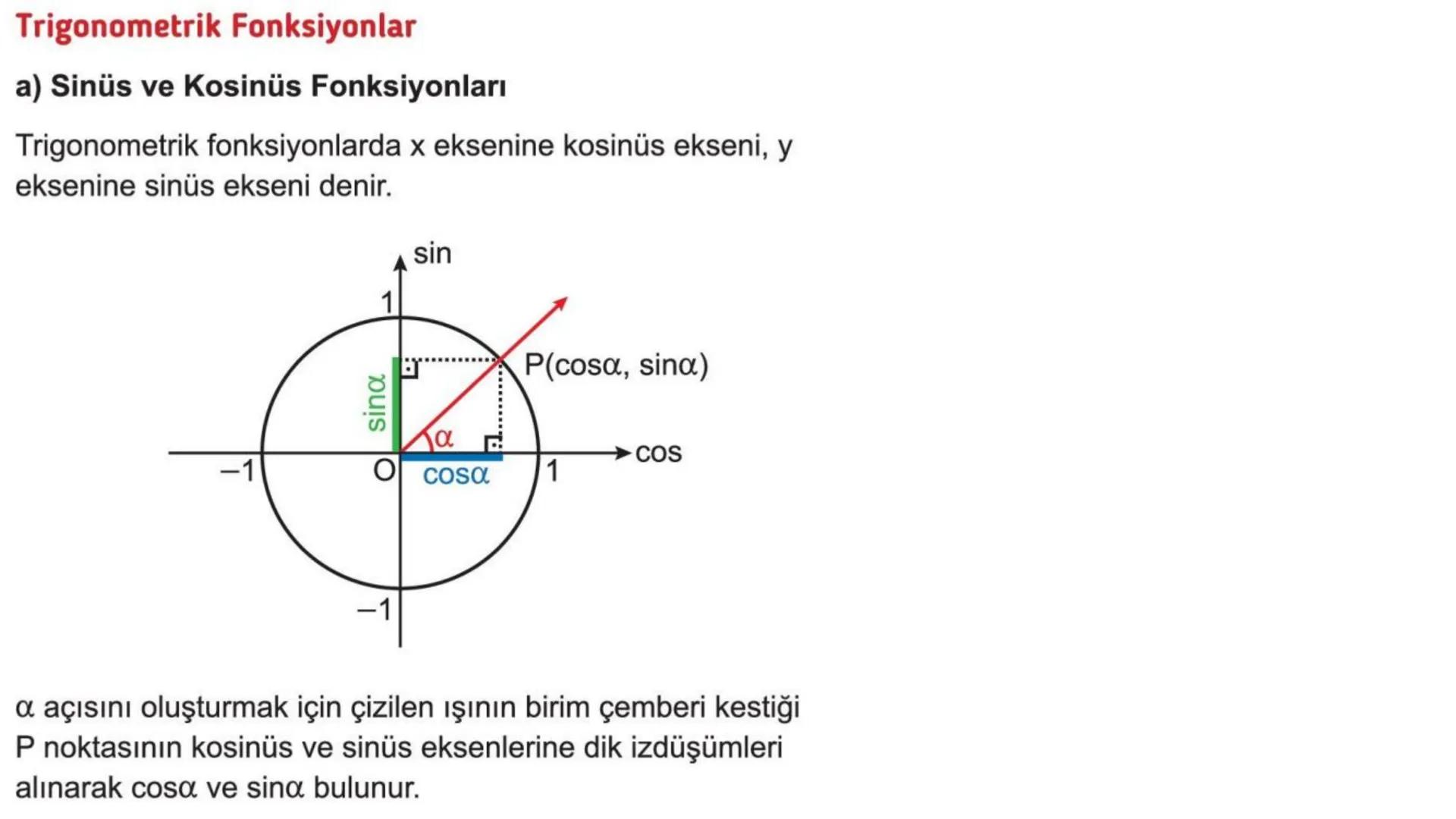TRİGONOMETRİ # 1. Yönlü Açılar
Bir açının kenarlarından birini başlangıç kenarı, diğerini
bitim kenarı alarak elde edilen açıya yönlü açı d
