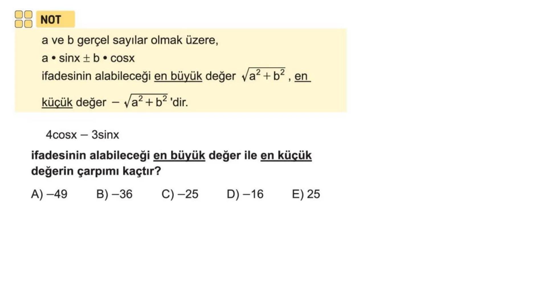 TRİGONOMETRİ # 1. Yönlü Açılar
Bir açının kenarlarından birini başlangıç kenarı, diğerini
bitim kenarı alarak elde edilen açıya yönlü açı d