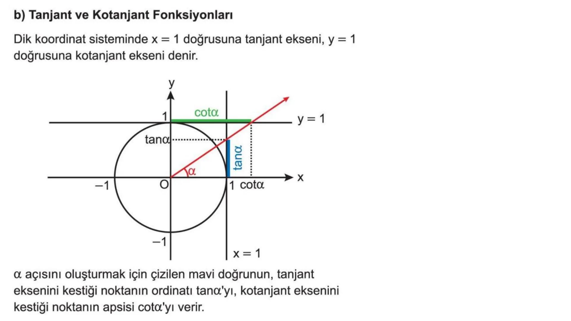 TRİGONOMETRİ # 1. Yönlü Açılar
Bir açının kenarlarından birini başlangıç kenarı, diğerini
bitim kenarı alarak elde edilen açıya yönlü açı d
