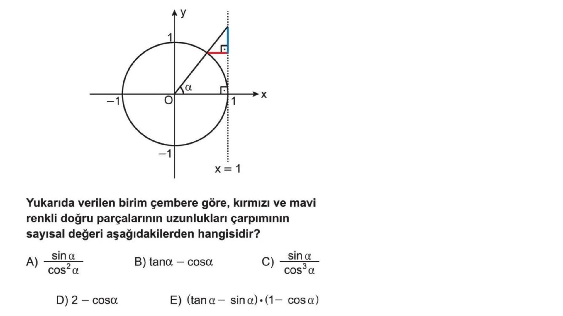 TRİGONOMETRİ # 1. Yönlü Açılar
Bir açının kenarlarından birini başlangıç kenarı, diğerini
bitim kenarı alarak elde edilen açıya yönlü açı d