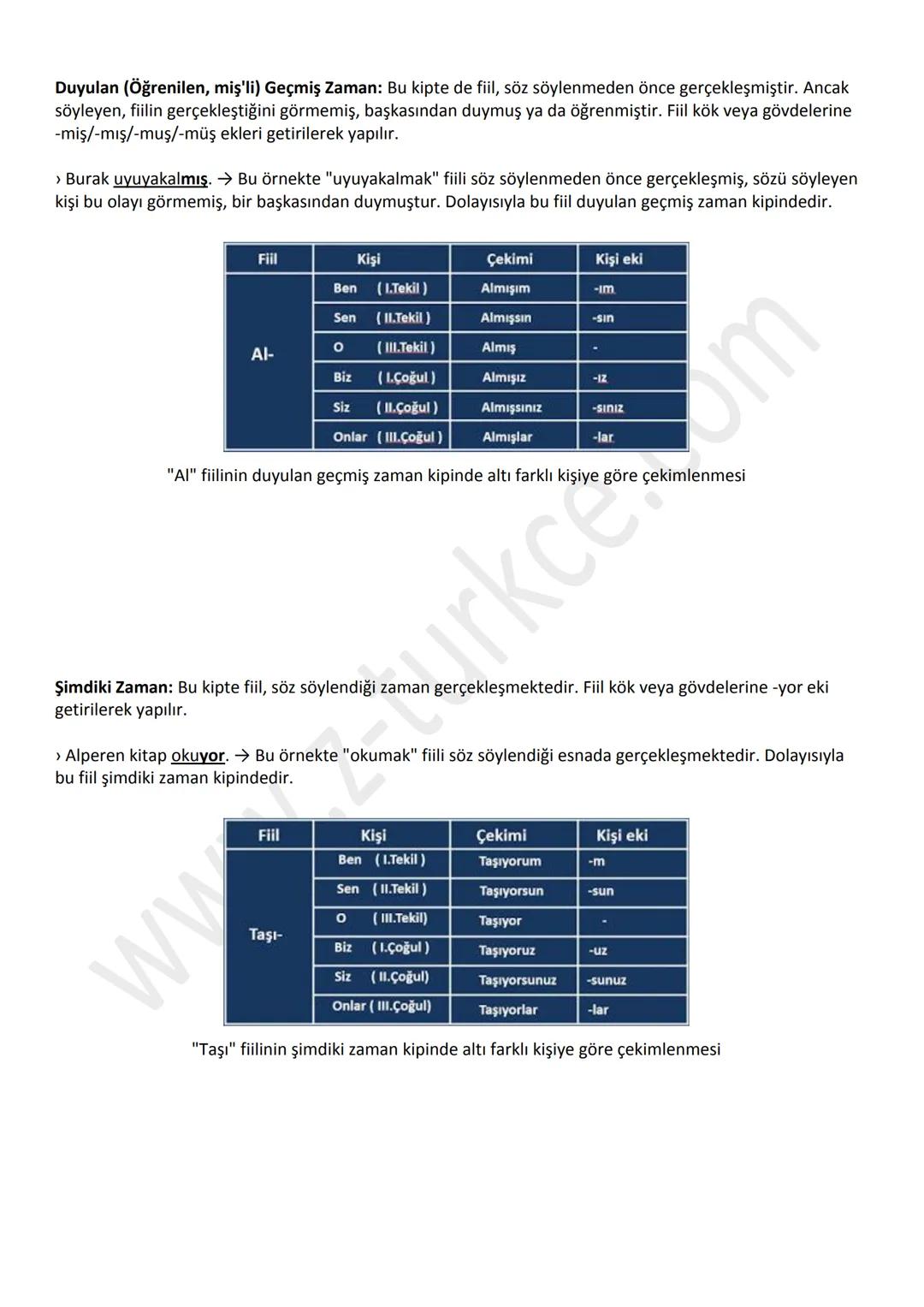 FİİLLERDE KİP
TÜRKÇE DERS NOTLARI
PDF
13 TEMMUZ 2020
www.z-turkce.com HABER (BİLDİRME) KİPLERİ
Haber kipleri, fiilin yapılma zamanını bildir