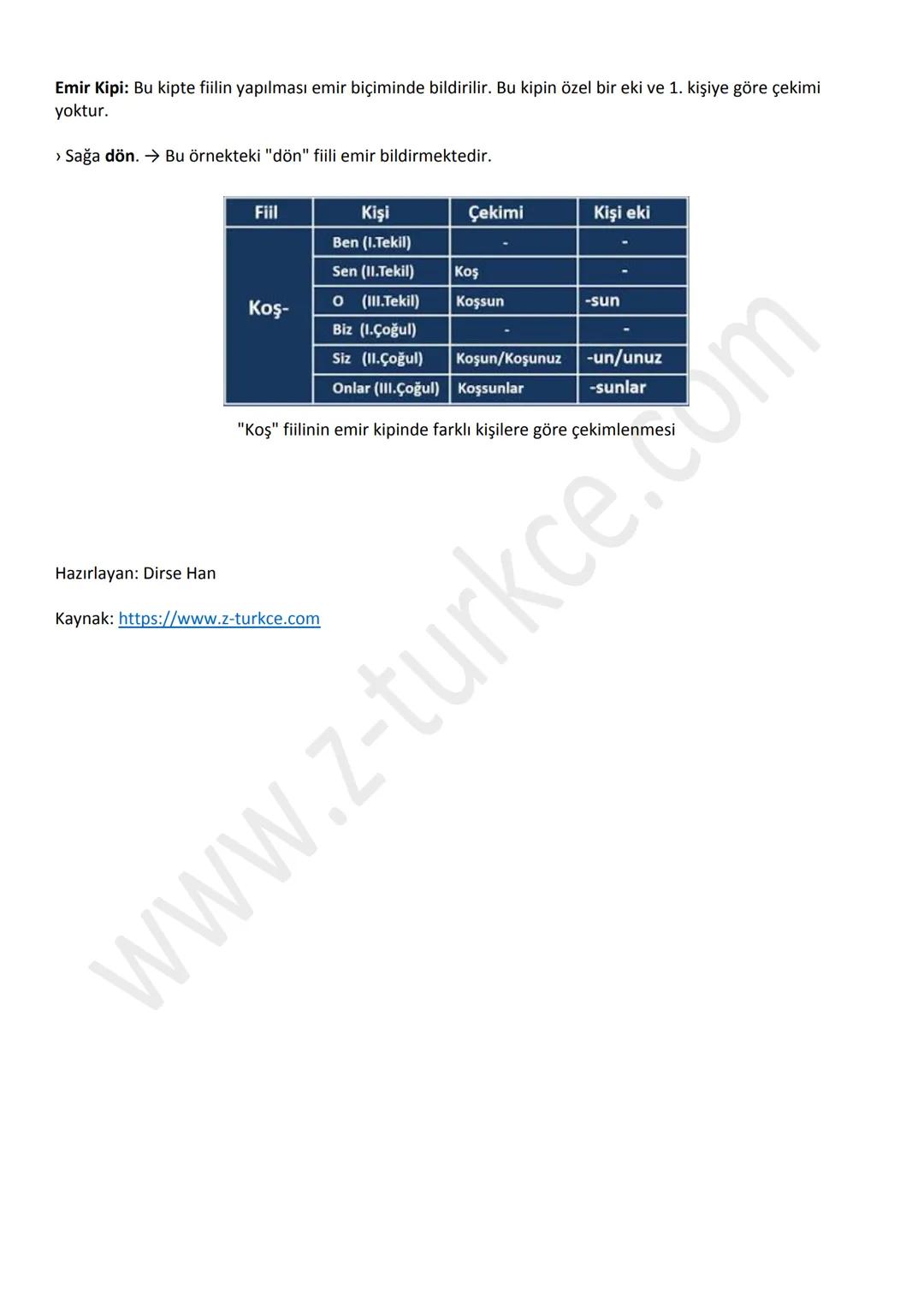 FİİLLERDE KİP
TÜRKÇE DERS NOTLARI
PDF
13 TEMMUZ 2020
www.z-turkce.com HABER (BİLDİRME) KİPLERİ
Haber kipleri, fiilin yapılma zamanını bildir