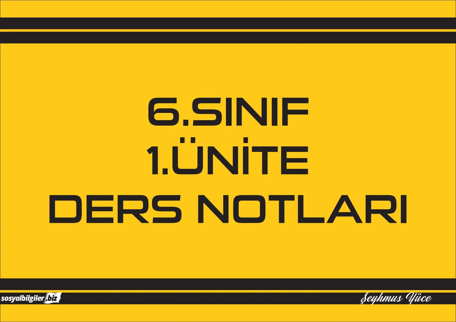 sosyalbilgiler.biz
6.SINIF
1.ÜNİTE
DERS NOTLARI
Seyhmus Yüce Birey ve Toplum
Değişen Rollerim
Bizden Ders
Notları
6. SINIF - 1. ÜNİTE
Kazanı