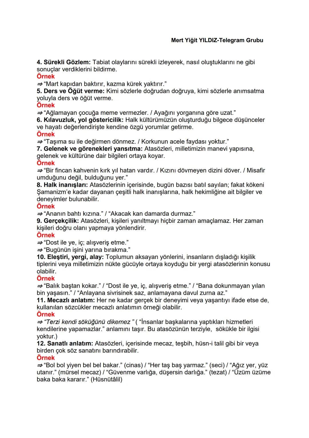 Mert Yiğit YILDIZ-Telegram Grubu
# DEYİM VE ATASÖZLERİ
## Deyim Nedir?
Belli bir durumu, belli bir kavramı göstermek için kullanılan öz a