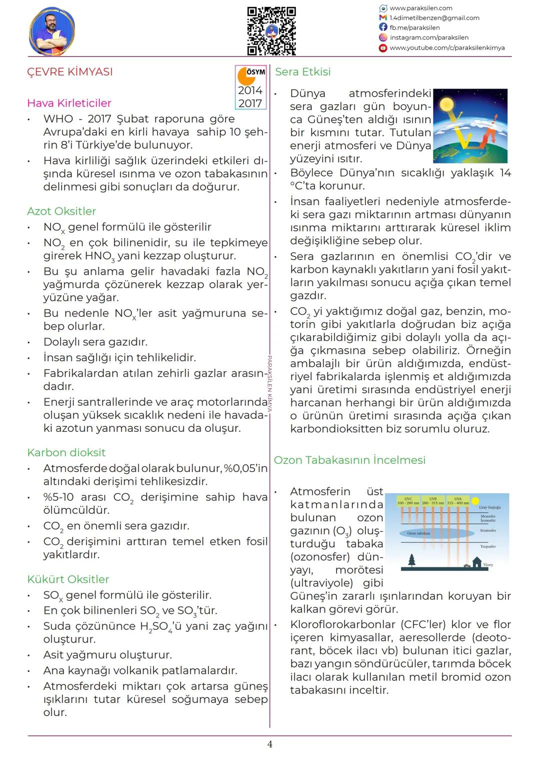 TYT
06
DOĞA
VE
KİMYA
www.youtube.com/@paraksilen
www.paraksilen.com
@paraksilenkimya SON 10 YILIN ANALİZİ
1,2
0,8
0,6
0,4
0,2
SU VE HAYAT
TY