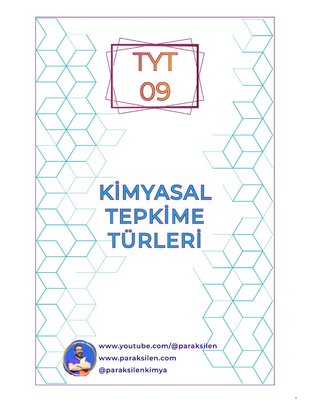 Kimyasal tepkime türleri