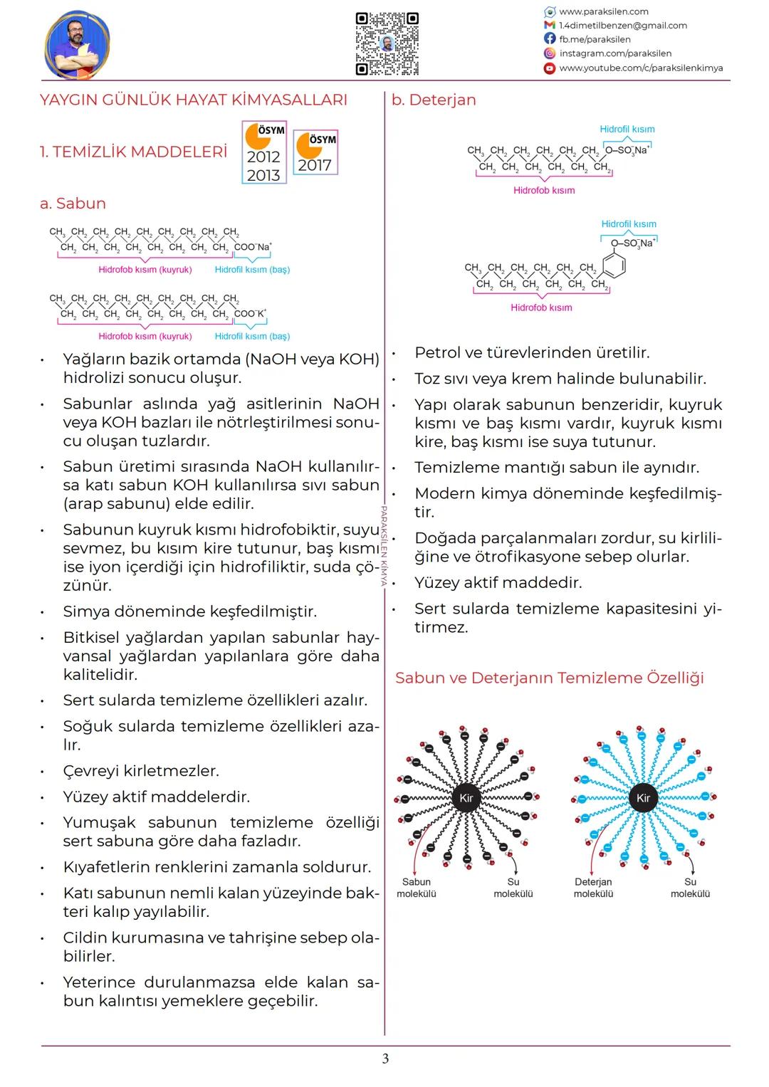 # TYT
13
KİMYA
HER
YERDE
www.youtube.com/@paraksilen
www.paraksilen.com
@paraksilenkimya www.paraksilen.com
M 1.4dimetilbenzen@gmail.co