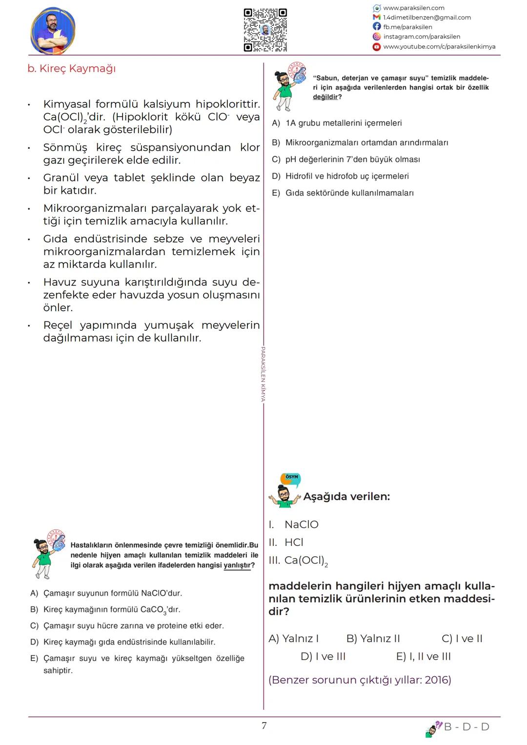 # TYT
13
KİMYA
HER
YERDE
www.youtube.com/@paraksilen
www.paraksilen.com
@paraksilenkimya www.paraksilen.com
M 1.4dimetilbenzen@gmail.co