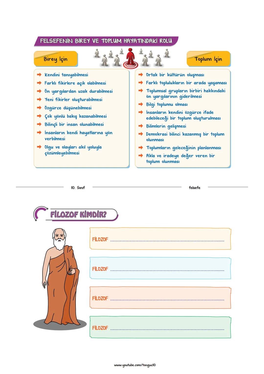 FELSEFEYLE TANIŞMA
Felsefe Nedir?
Filozof Kimdir?
Düşünme, Bilinç ve Öz Bilinç
Felsefenin İşlevleri
Felsefi Düşüncenin Özellikleri
Felsefe v