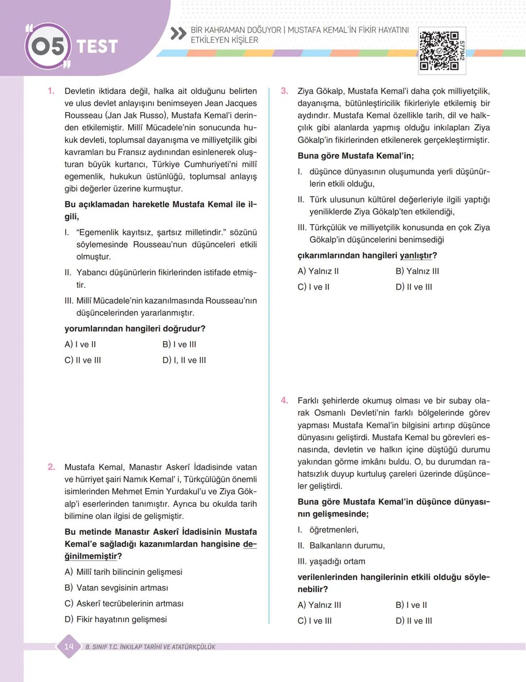 SORU
BANKASI
SINAVLARA HAZIRLIK / OKULA YARDIMCI
Kazanım
SINIF
8.
m Soru
Kazanım
Sorular
Yeni Nesit
Aailli ahtayo
Uyumlu
gerlendir
Sanal Opt