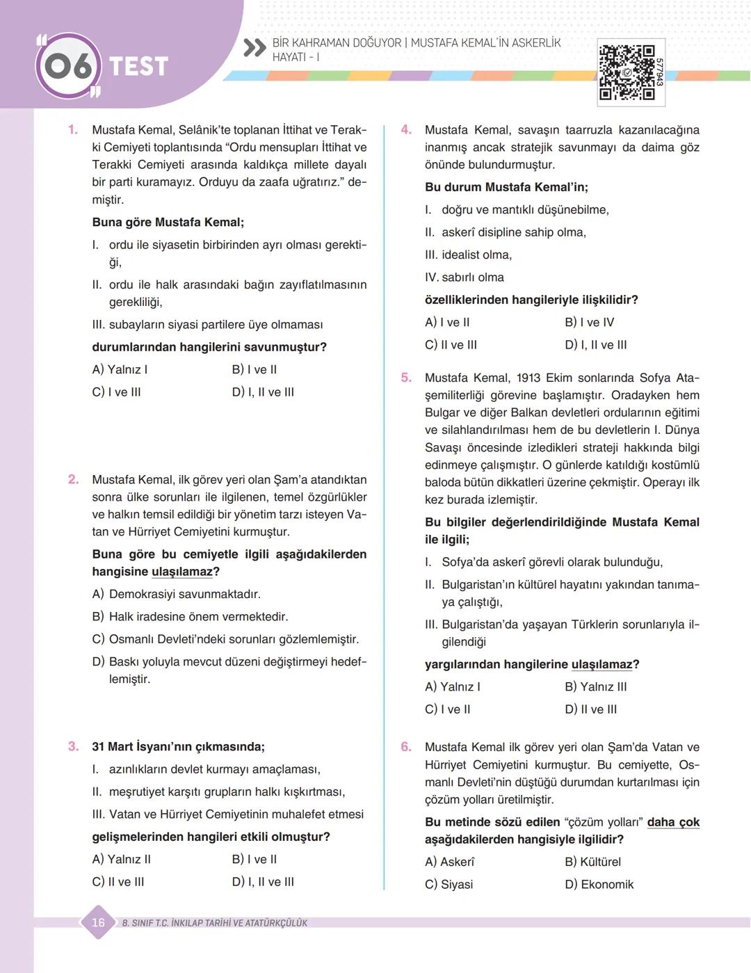 SORU
BANKASI
SINAVLARA HAZIRLIK / OKULA YARDIMCI
Kazanım
SINIF
8.
m Soru
Kazanım
Sorular
Yeni Nesit
Aailli ahtayo
Uyumlu
gerlendir
Sanal Opt