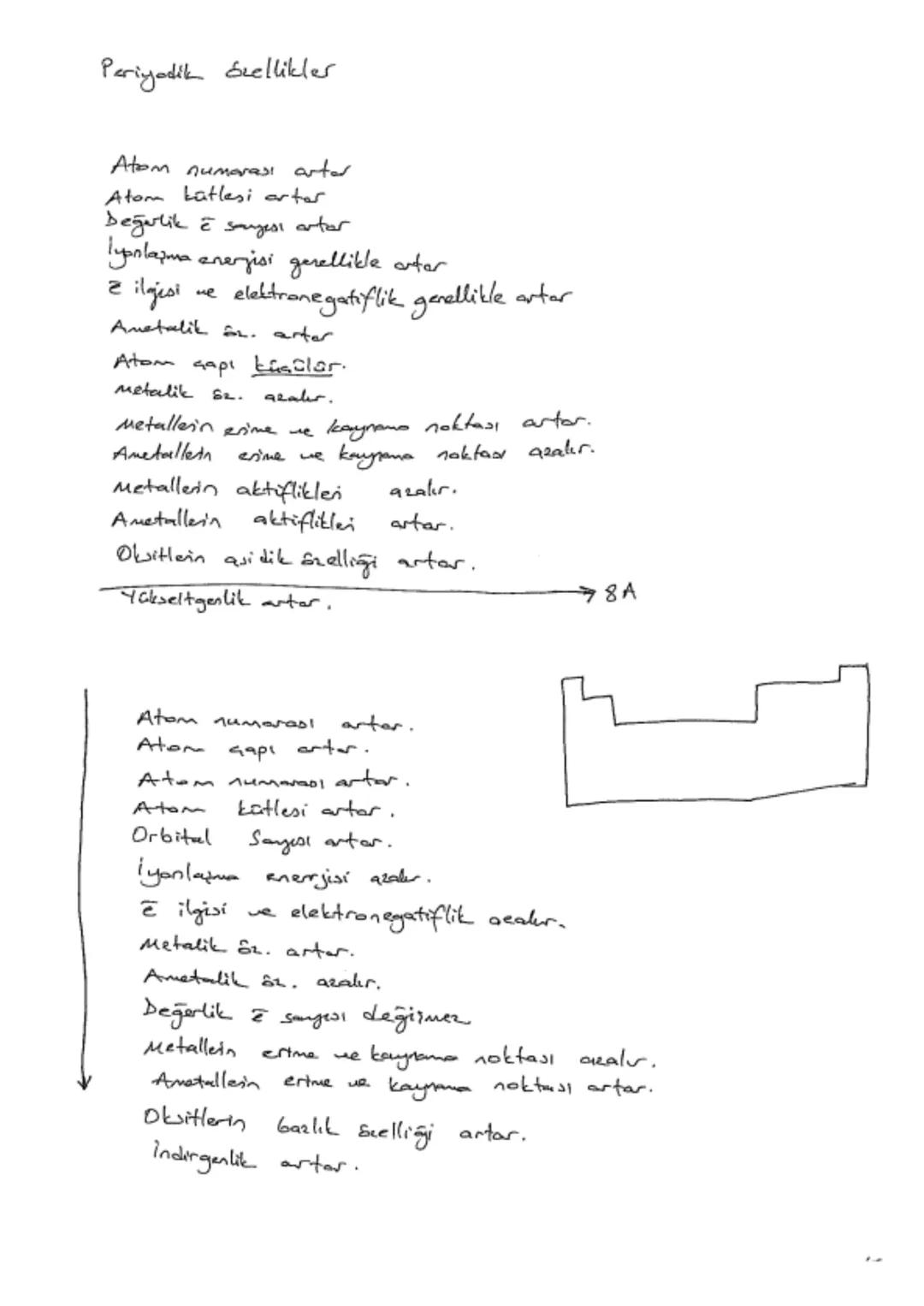 9.2. ATOM VE PERİYODİK SİSTEM
Anahtar kavramlar: absorbsiyon (soğurma), ametal, atom, atom modeli, atom yarıçapı, elektron ilgisi, elektron