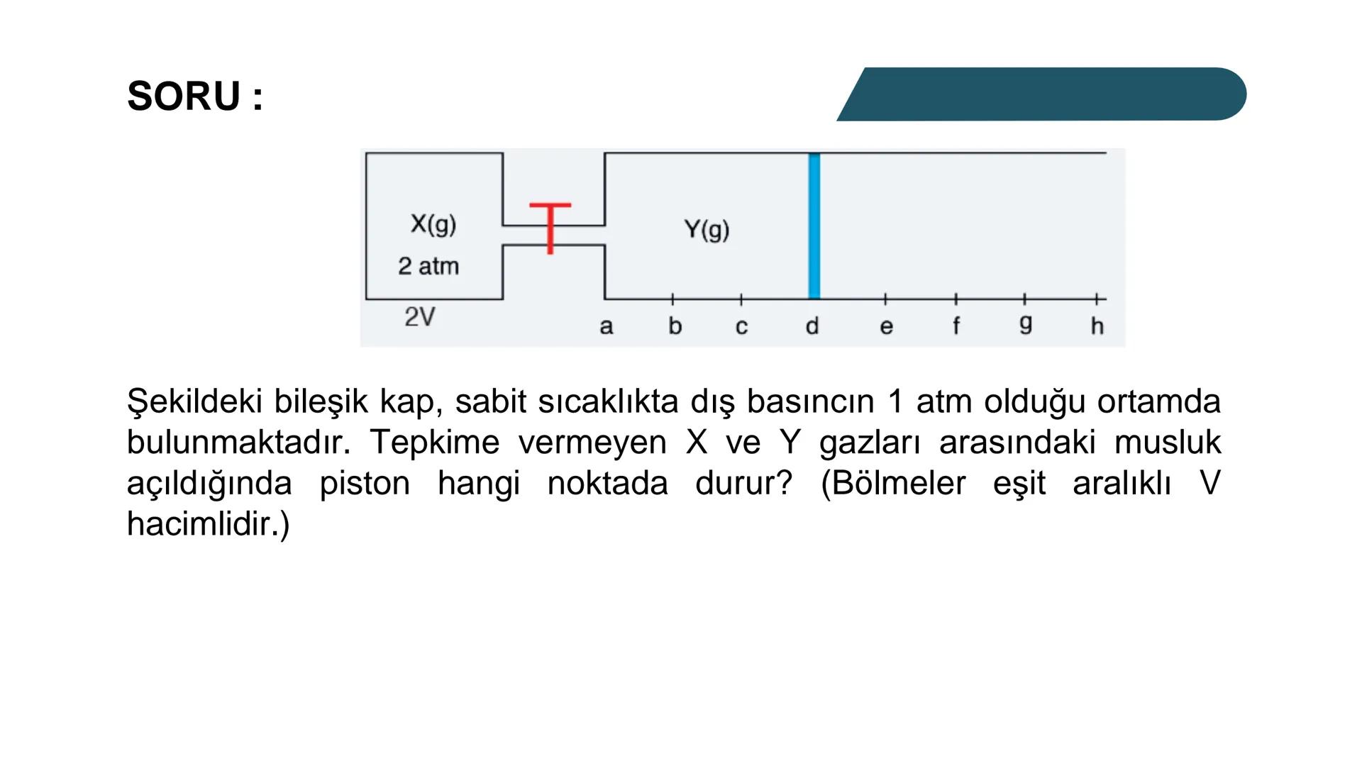Gaz Karışımları ve Kısmi Basınç
Doğada gazlar çoğunlukla karışım hâlinde bulunur. Örneğin atmosfer; azot,
oksijen, argon, karbon dioksit ve