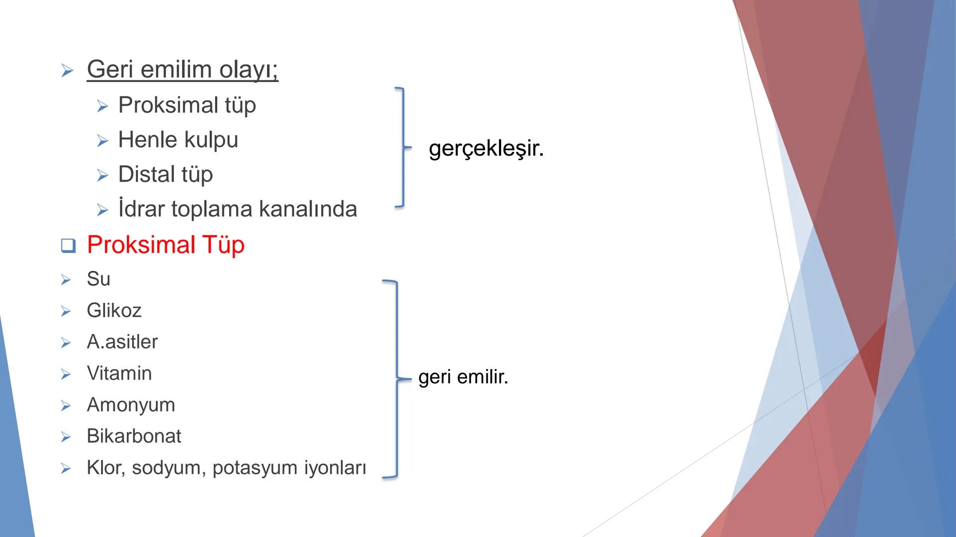 ÜRİNER SİSTEM
(BOŞALTIM SİSTEMİ) Boşaltım Sistemi
➤ Canlıların metabolizmaları sonucu oluşan zararlı atık
maddelerin veya işe yaramayan mole