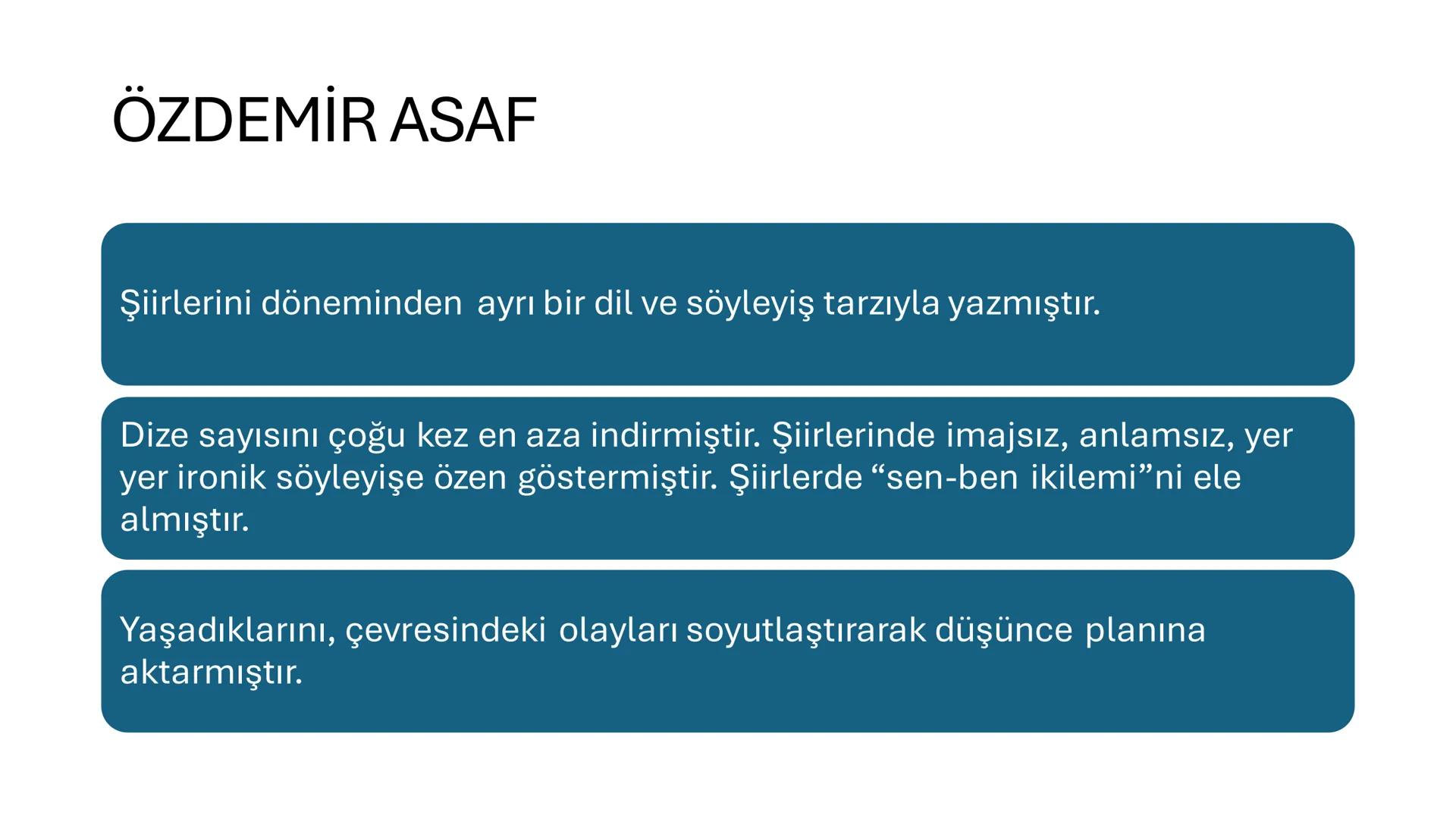SAF ŞİİR ÖZELLİKLERİ
•Saf (öz) şiir anlayışı Paul Valery'nin şiirde dili her şeyin
üstünde tutan görüşünden hareketle, Batı edebiyatından P