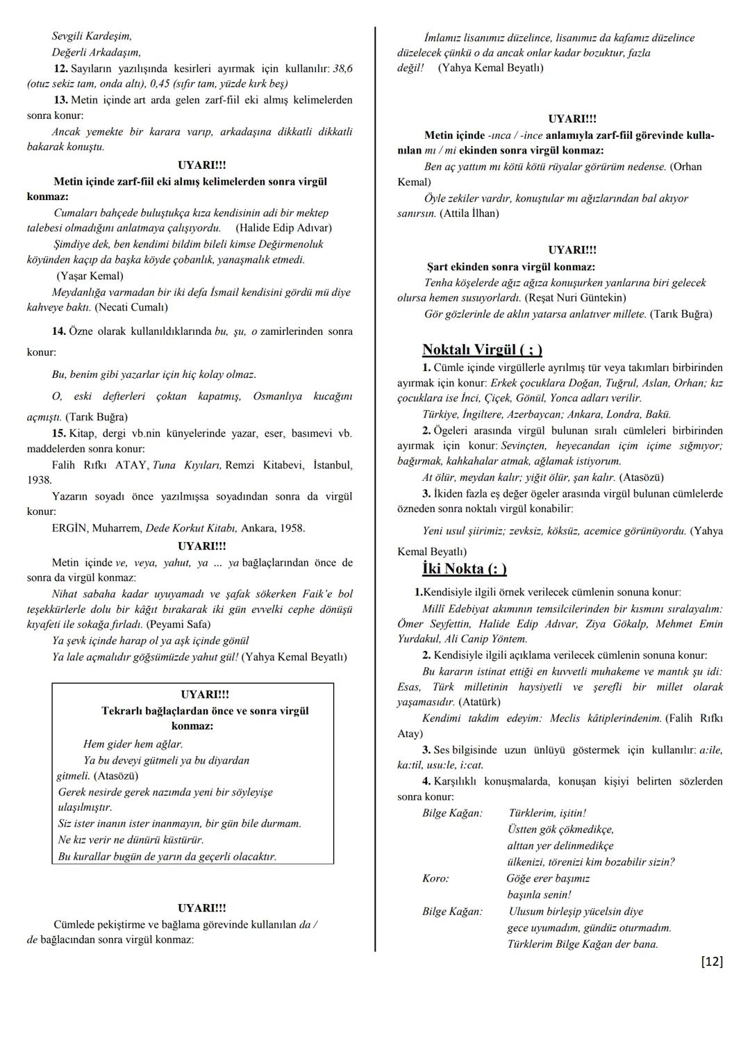 # TÜRK DİL KURUMU
# YAZIM KURALLARI
## ve
# NOKTALAMA İŞARETLERİ # Yazım Kuralları
## Ayrı Yazılan Birleşik Kelimeler
1. Etmek, edilmek