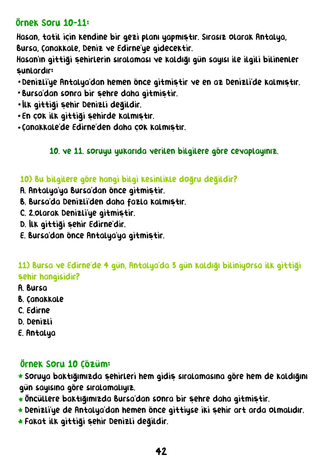 TÜRKÇE
• İÇİNDEKİLER •
Sözcükte Anlam.
Cümlede Anlam.
8
Paragraf.
15
Anlatım Bozuklukları.
23
Anlatım Biçimleri.
28
Sözel Mantık.
31
Örnek
