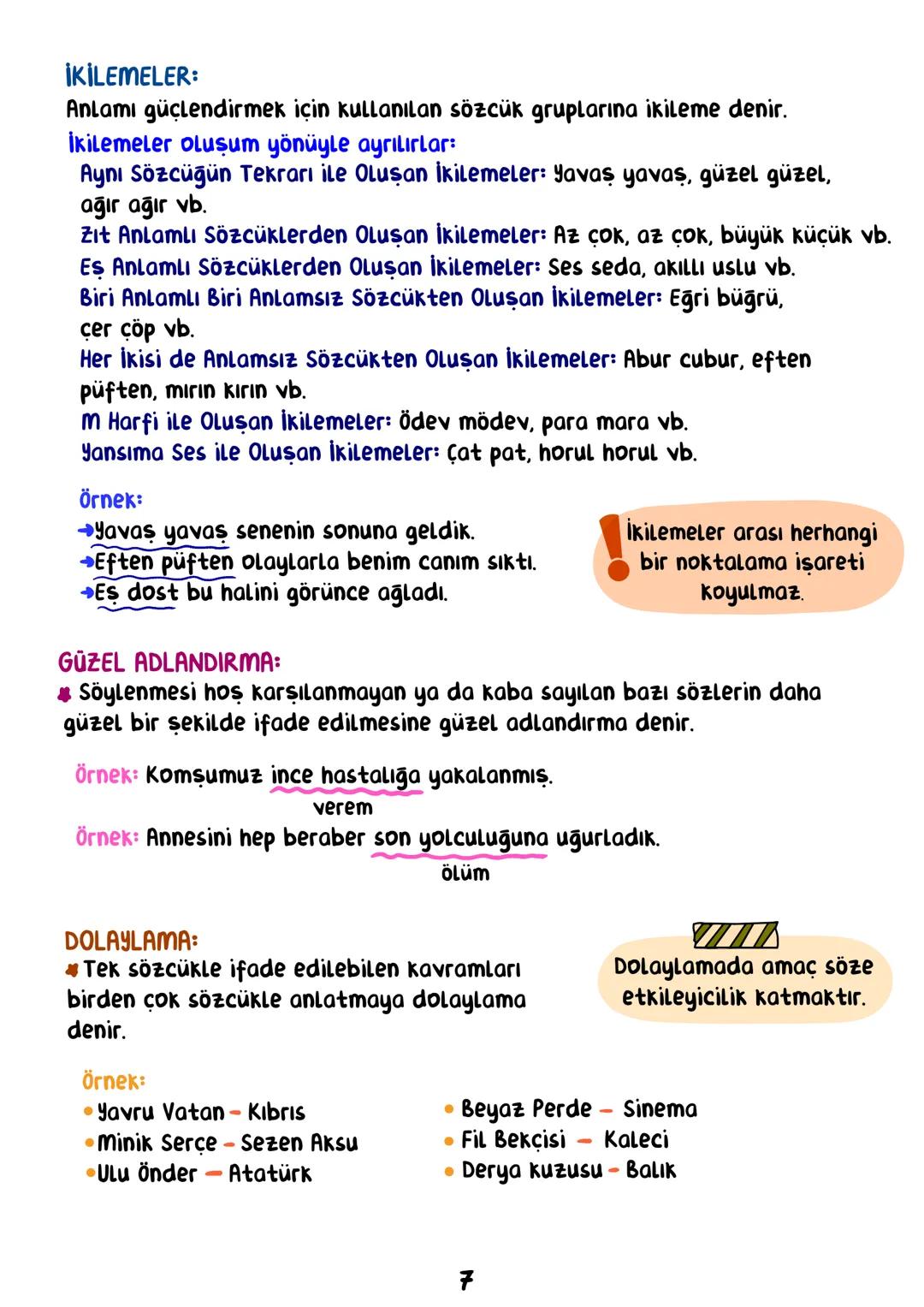 TÜRKÇE
• İÇİNDEKİLER •
Sözcükte Anlam.
Cümlede Anlam.
8
Paragraf.
15
Anlatım Bozuklukları.
23
Anlatım Biçimleri.
28
Sözel Mantık.
31
Örnek