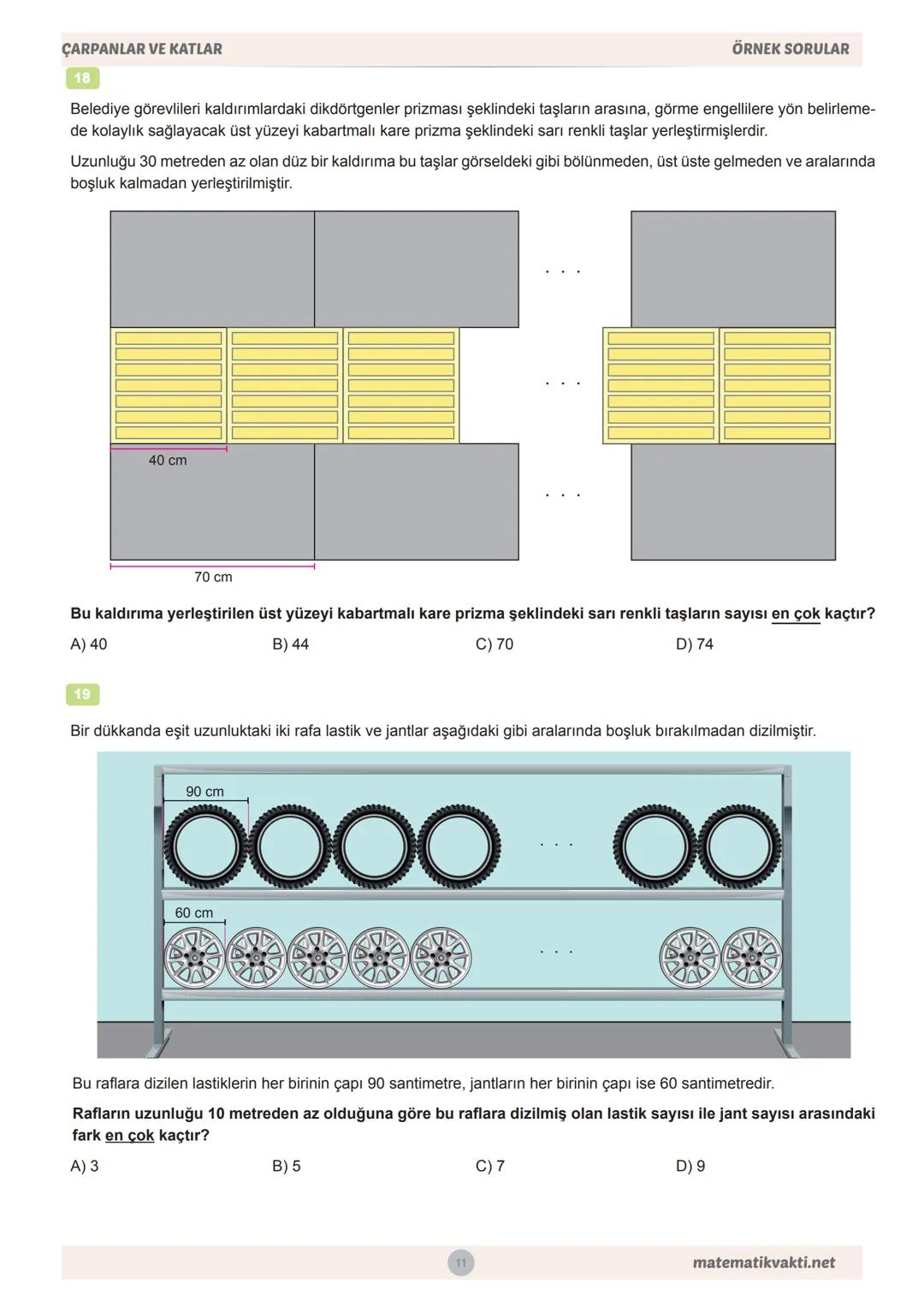 MEB
8.SINIF
ÇARPANLAR VE KATLAR
ÖRNEK
SORULAR VE CEVAPLARI # 8.SINIF MATEMATİK
MEB BECERİ TEMELLİ
ÖRNEK SORULAR
ÇARPANLAR VE KATLAR
Ah