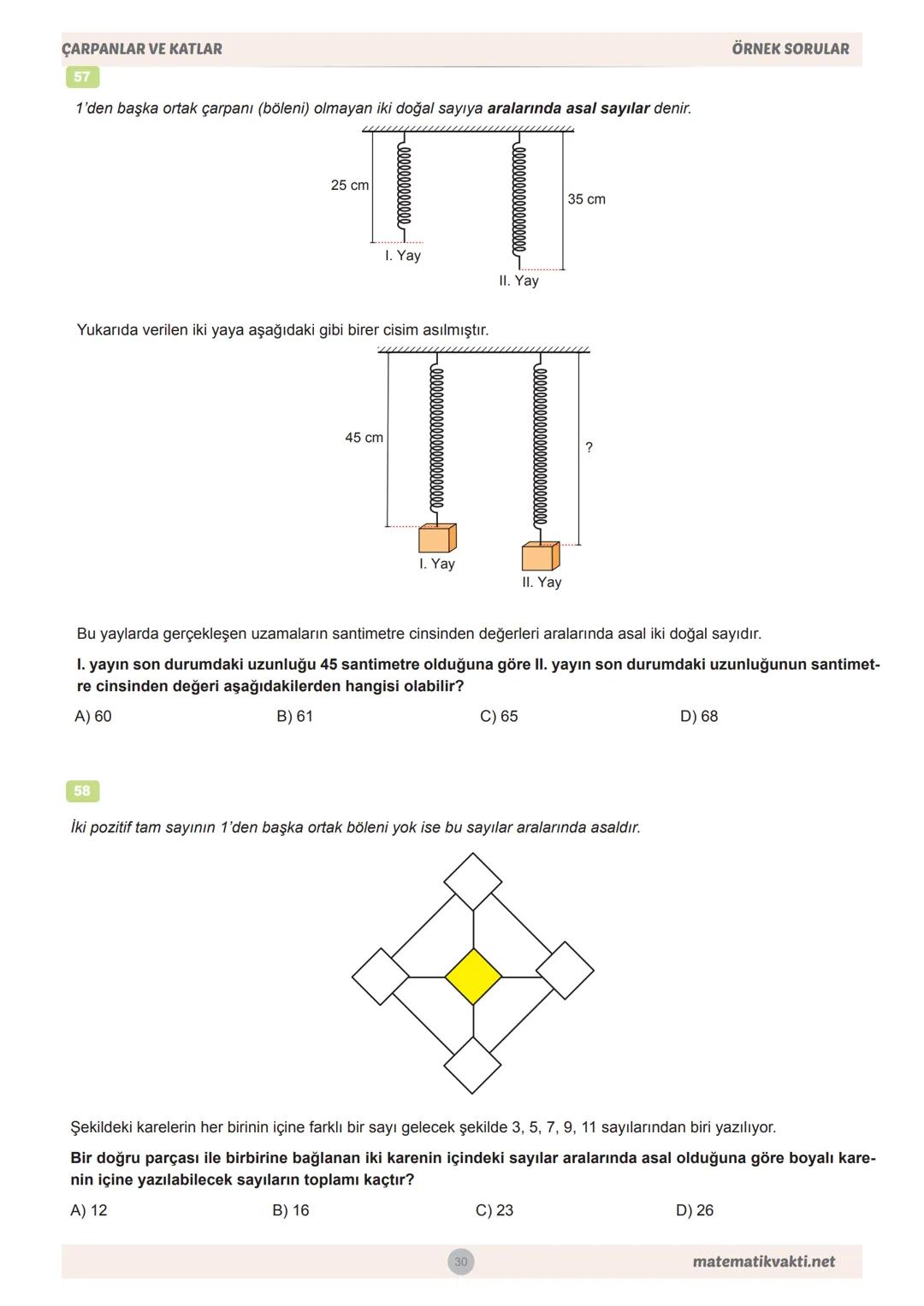 MEB
8.SINIF
ÇARPANLAR VE KATLAR
ÖRNEK
SORULAR VE CEVAPLARI # 8.SINIF MATEMATİK
MEB BECERİ TEMELLİ
ÖRNEK SORULAR
ÇARPANLAR VE KATLAR
Ah