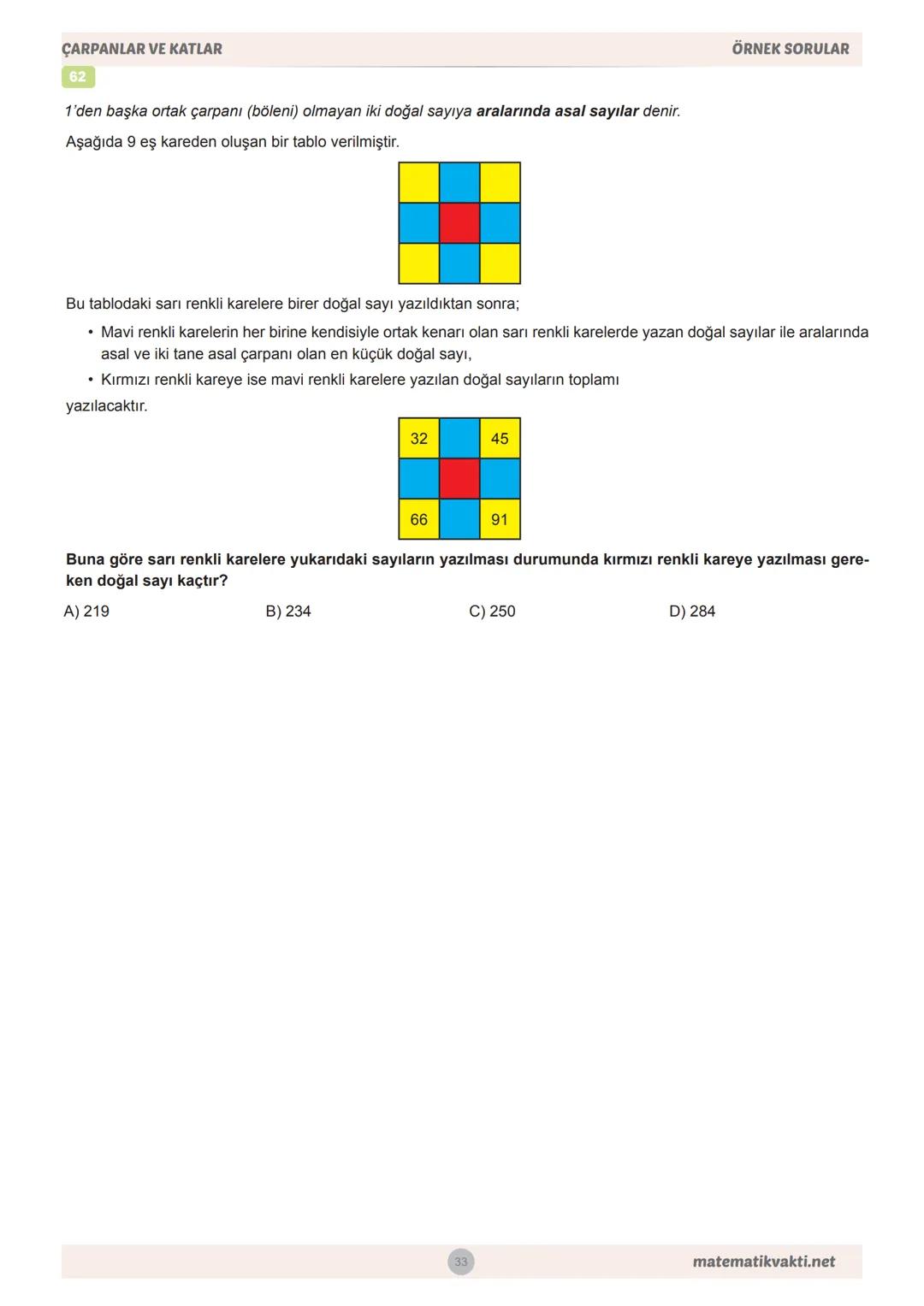 MEB
8.SINIF
ÇARPANLAR VE KATLAR
ÖRNEK
SORULAR VE CEVAPLARI # 8.SINIF MATEMATİK
MEB BECERİ TEMELLİ
ÖRNEK SORULAR
ÇARPANLAR VE KATLAR
Ah